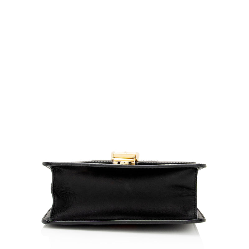 Gucci Leather Sylvie Mini Chain Bag (SHF-2s1qNf)