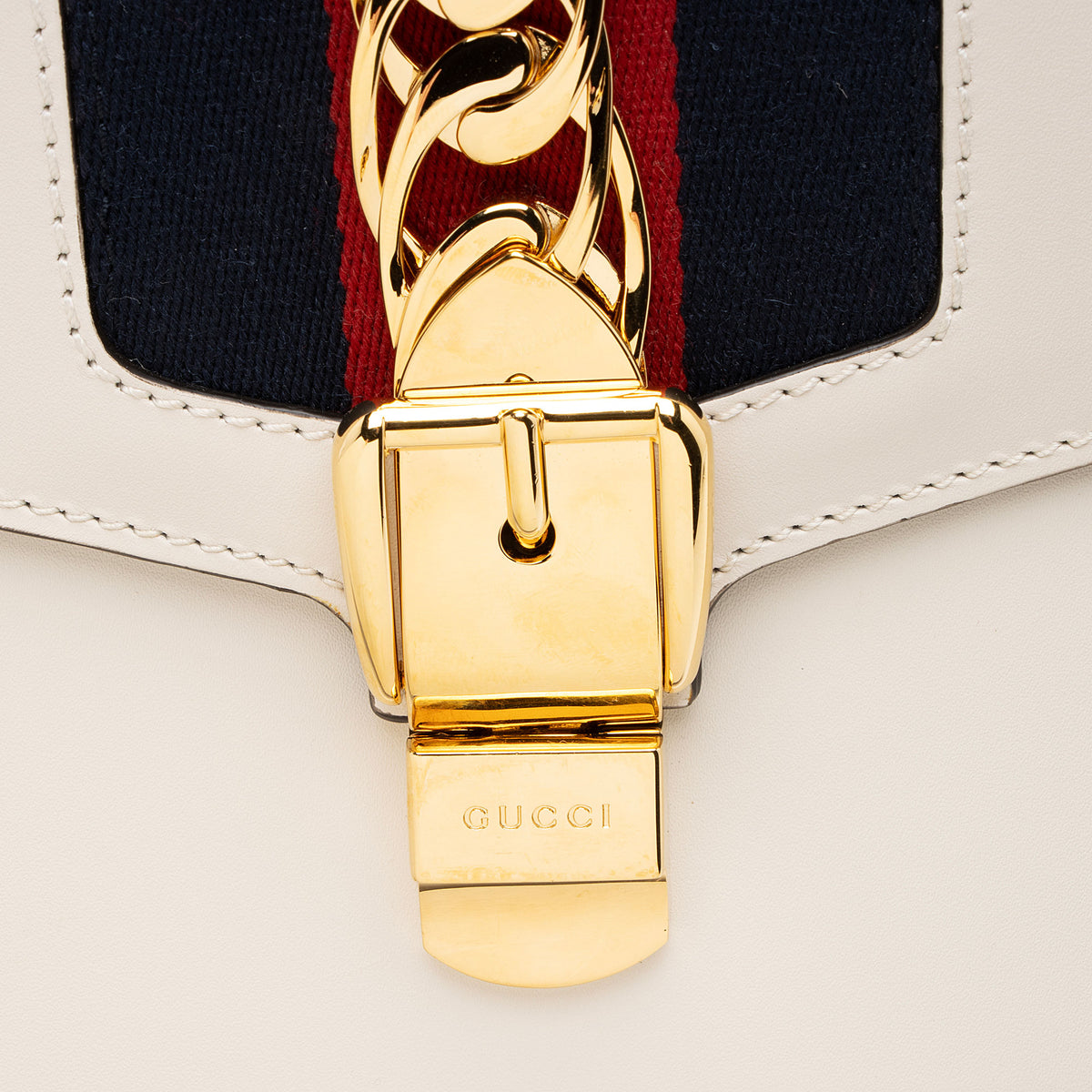 Gucci Leather Sylvie Small Shoulder Bag
