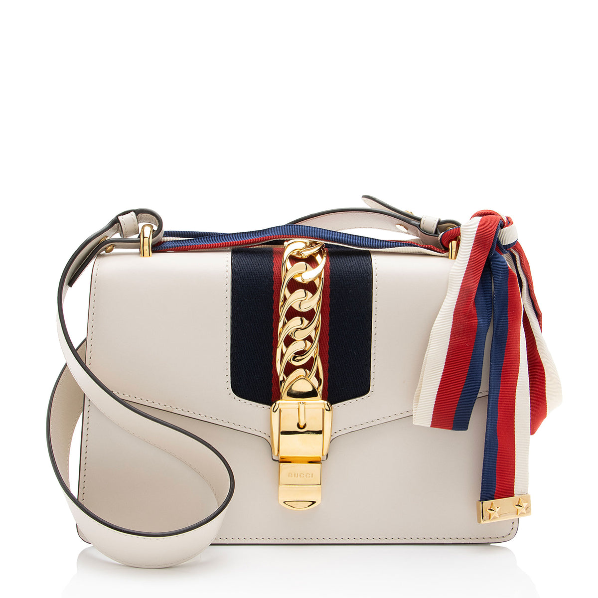 Gucci Leather Sylvie Small Shoulder Bag