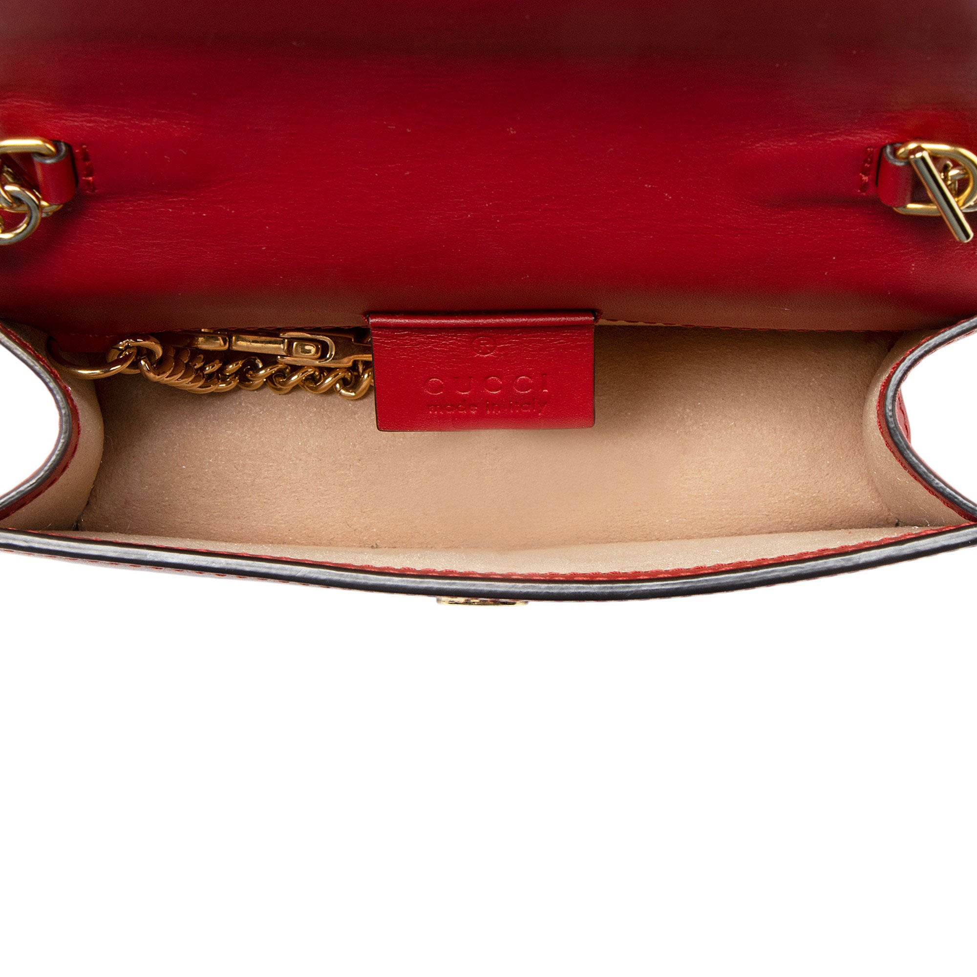 Gucci Leather Sylvie Super Mini Bag