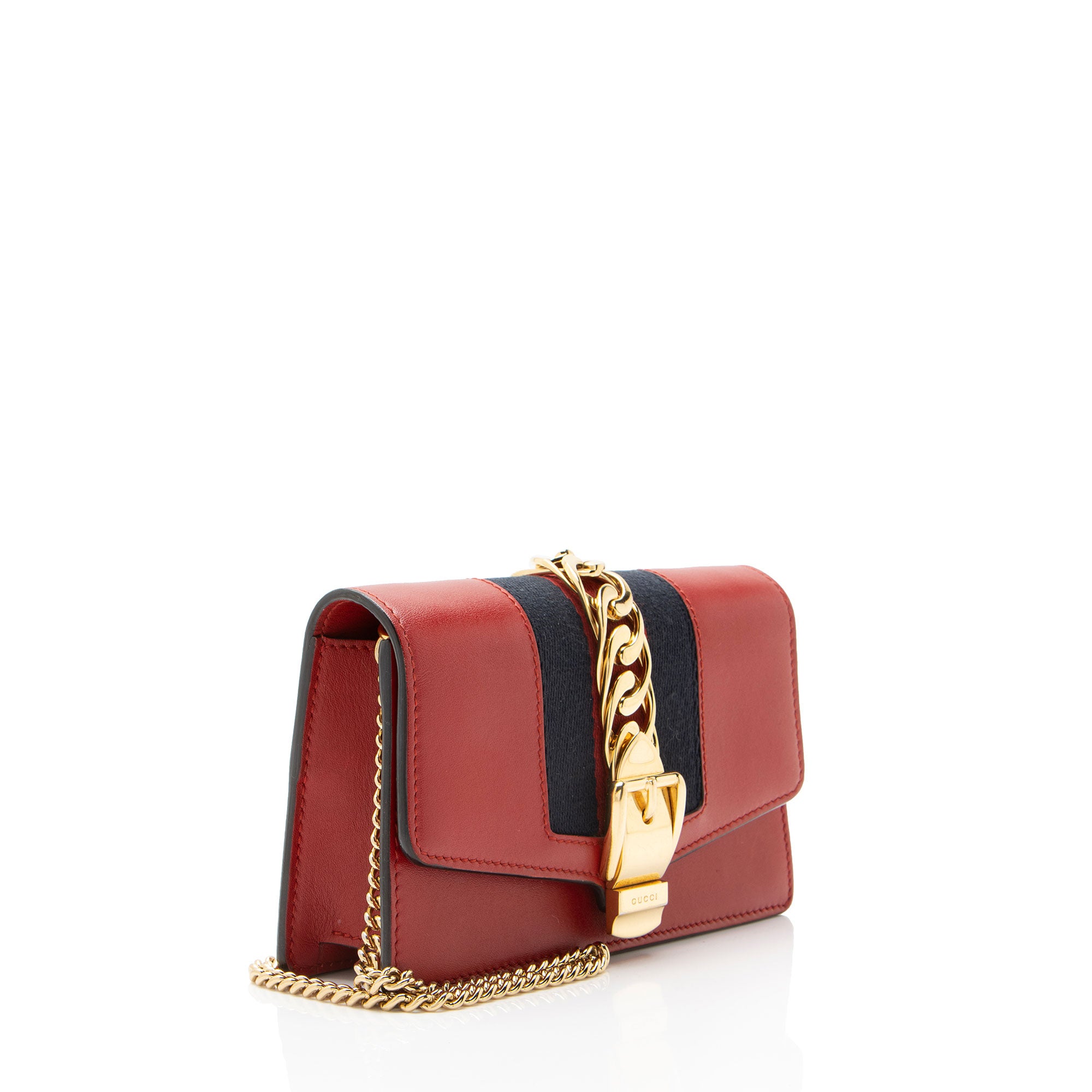 Gucci Leather Sylvie Super Mini Bag