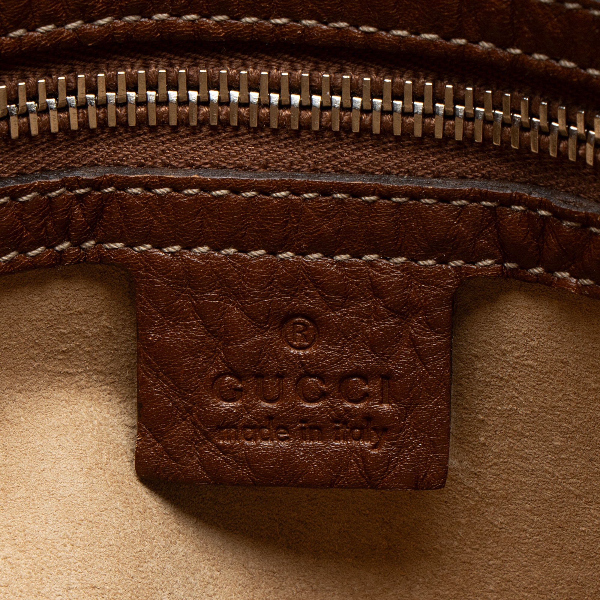 Gucci Leather Tall Tote