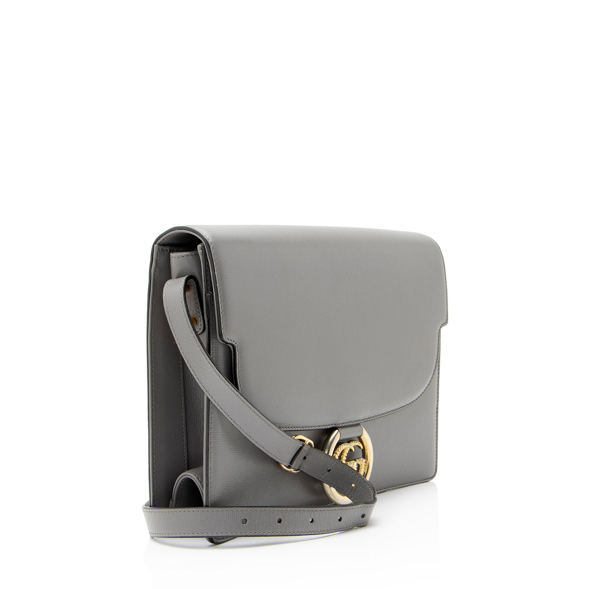 Gucci Leather Torchon GG Ring Medium Shoulder Bag
