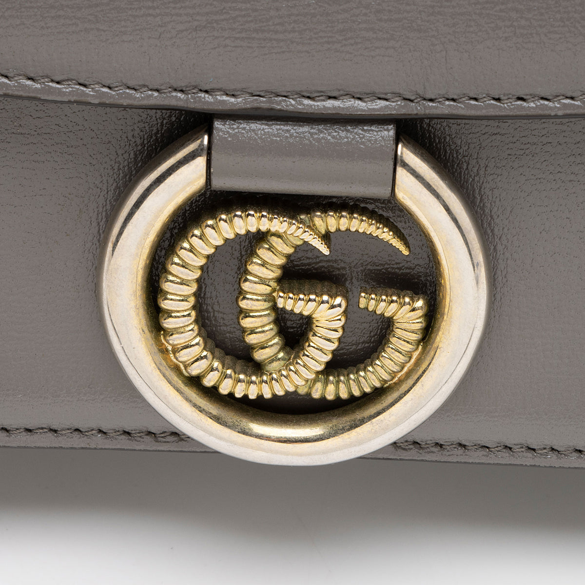 Gucci Leather Torchon GG Ring Small Shoulder Bag