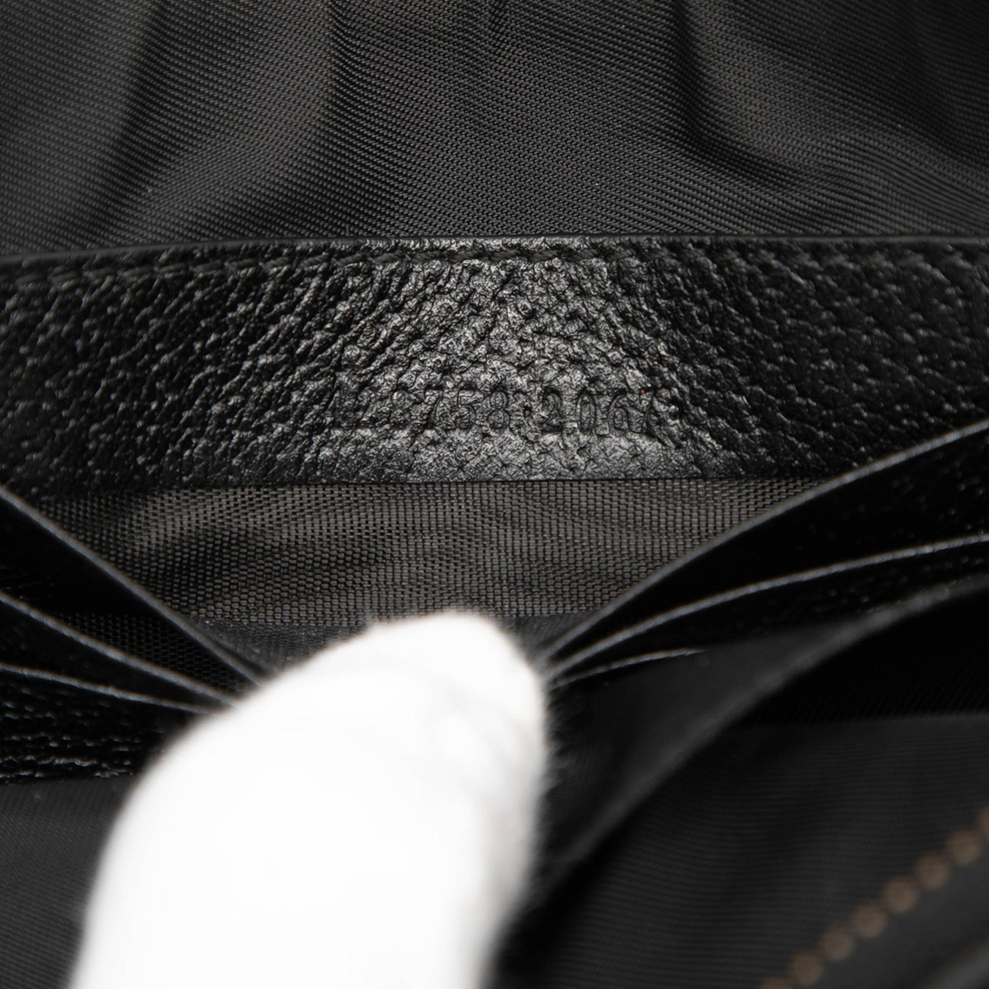 Gucci Leather Web Agora Clutch