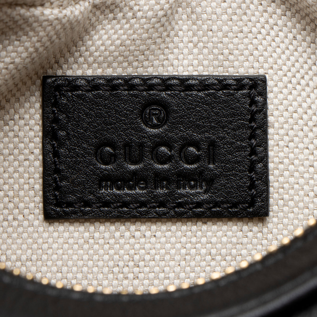 Gucci Leather Web Attache Small Shoulder Bag