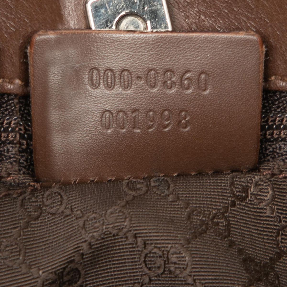 Gucci Leather Web Handbag