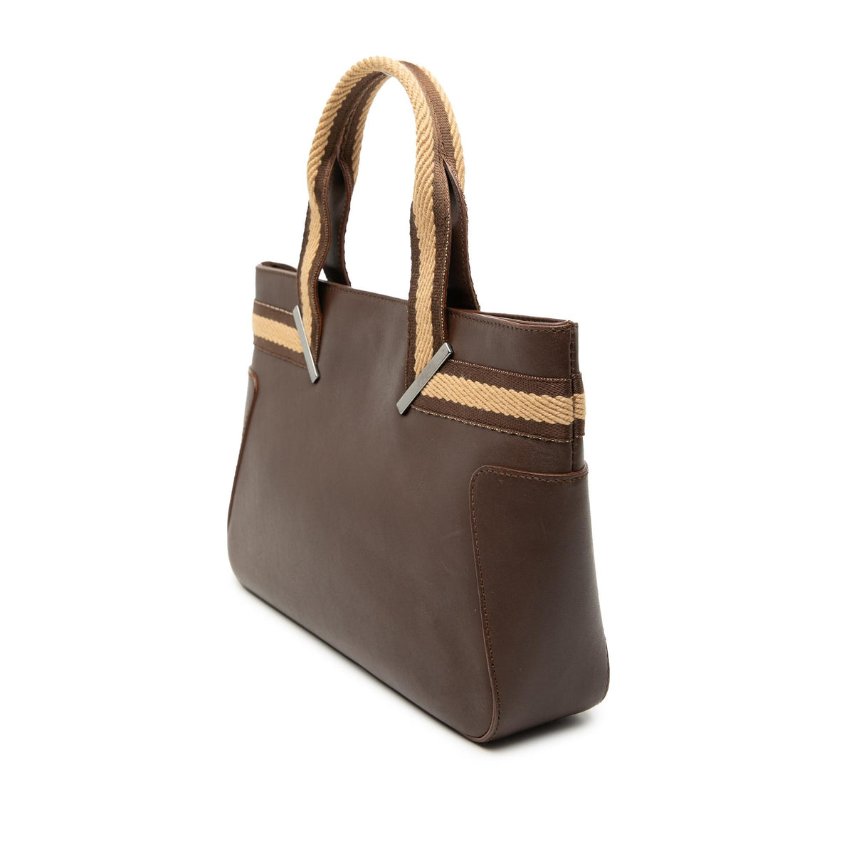 Gucci Leather Web Handbag