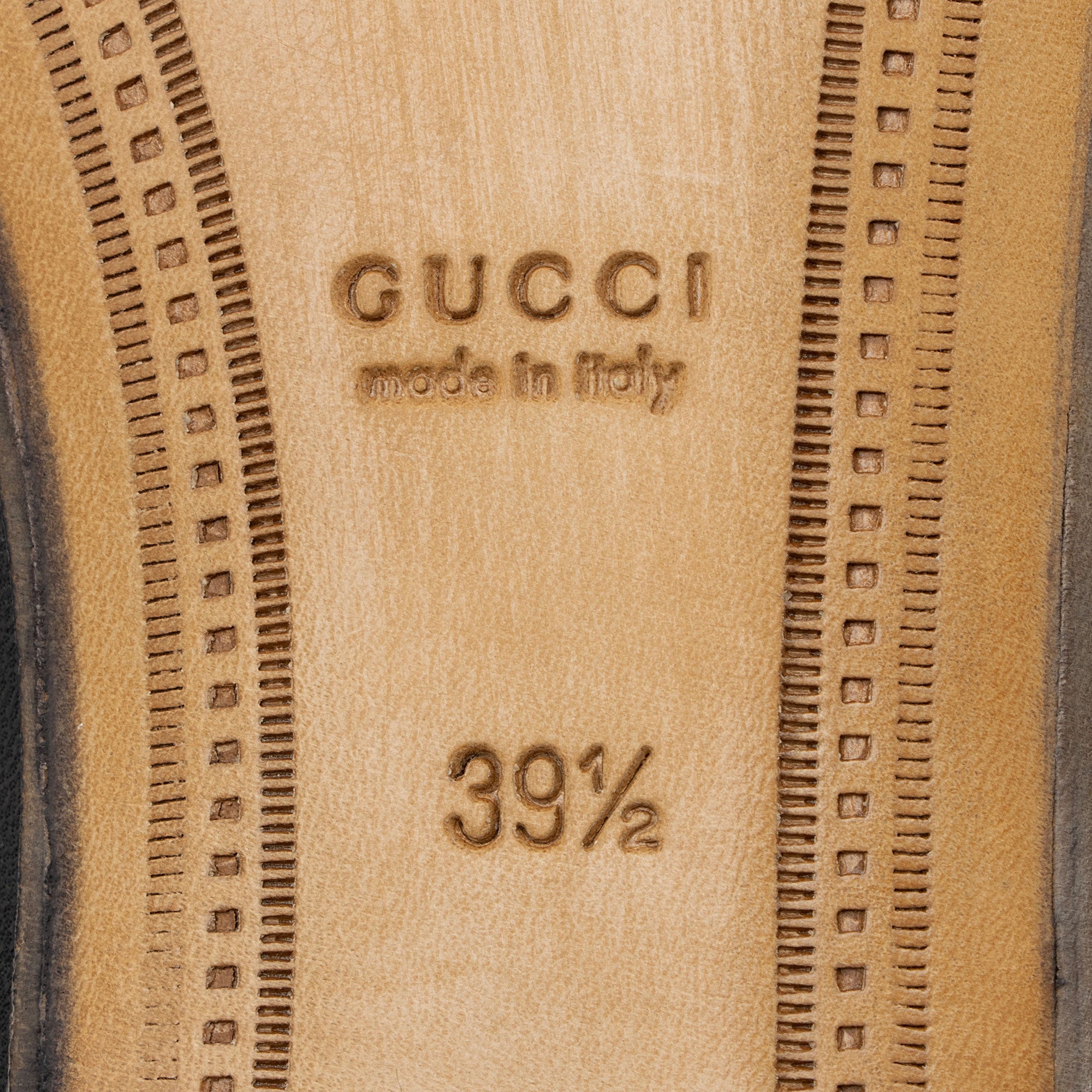 Gucci Leather Web Horsebit Loafers - Size 9 / 39