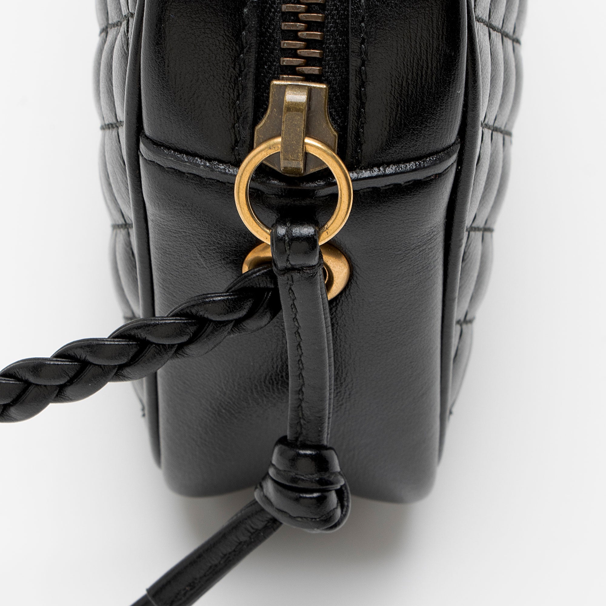 Gucci Leather Web Trapuntata Mini Bag