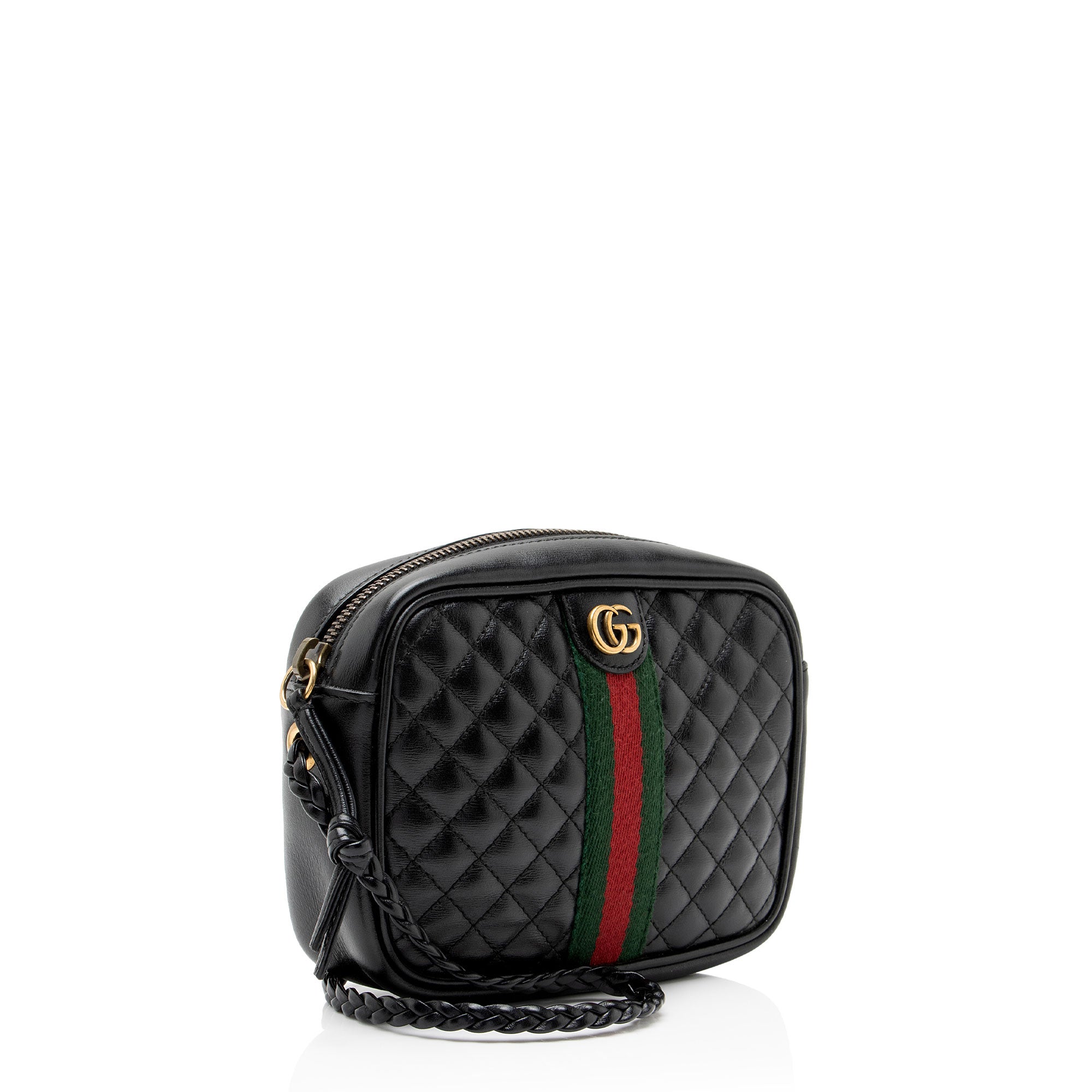 Gucci Leather Web Trapuntata Mini Bag