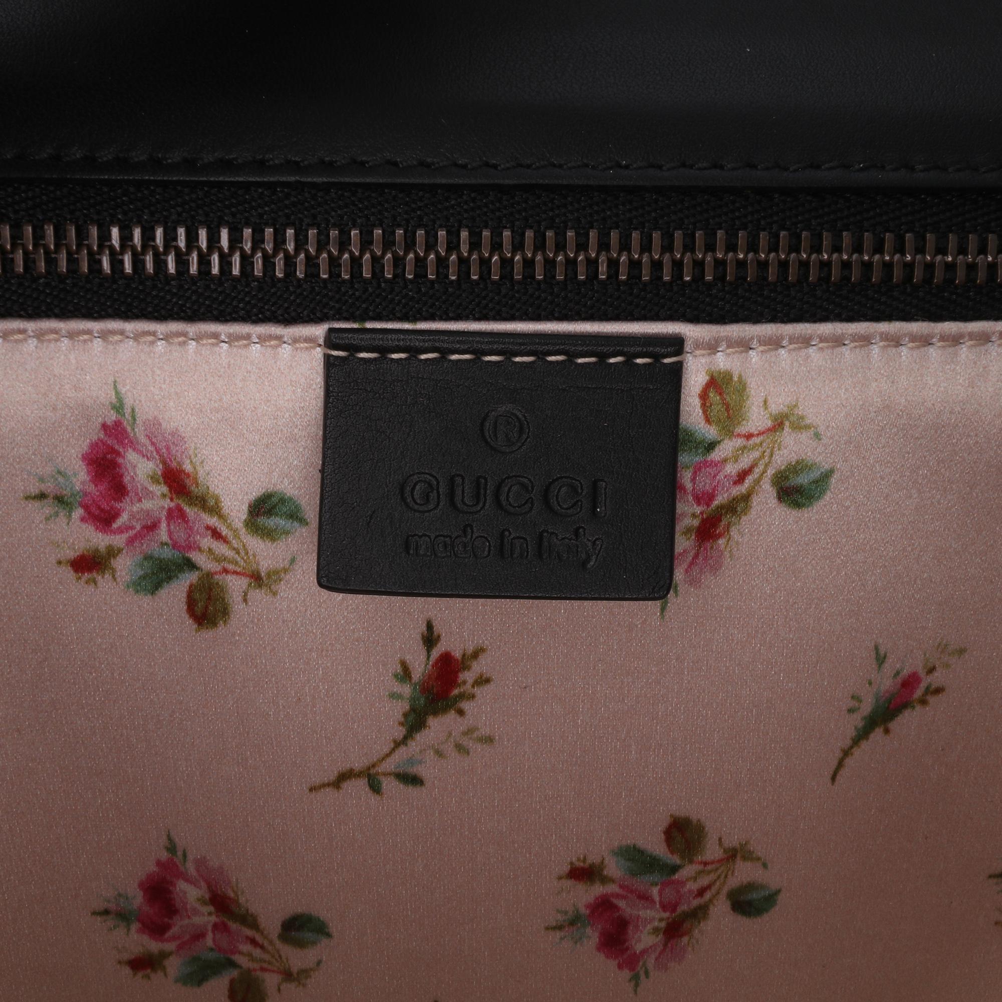 Gucci Limited Edition Medium Calfskin Acrylic Classic 2 Top Handle Bag