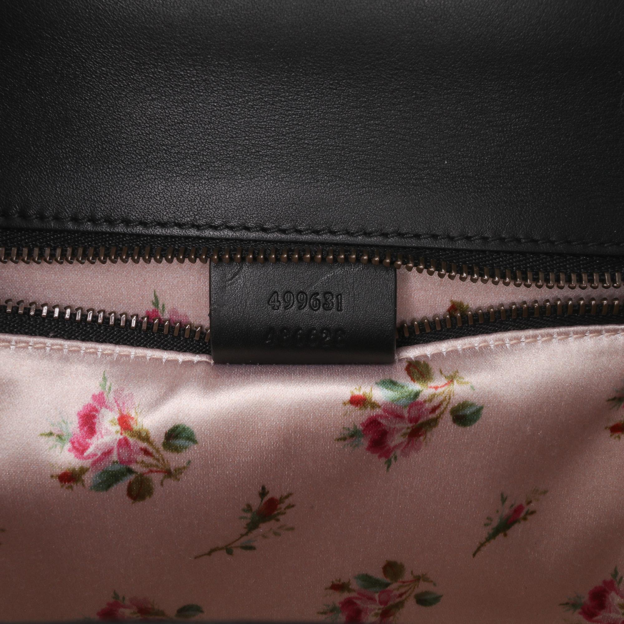 Gucci Limited Edition Medium Calfskin Acrylic Classic 2 Top Handle Bag