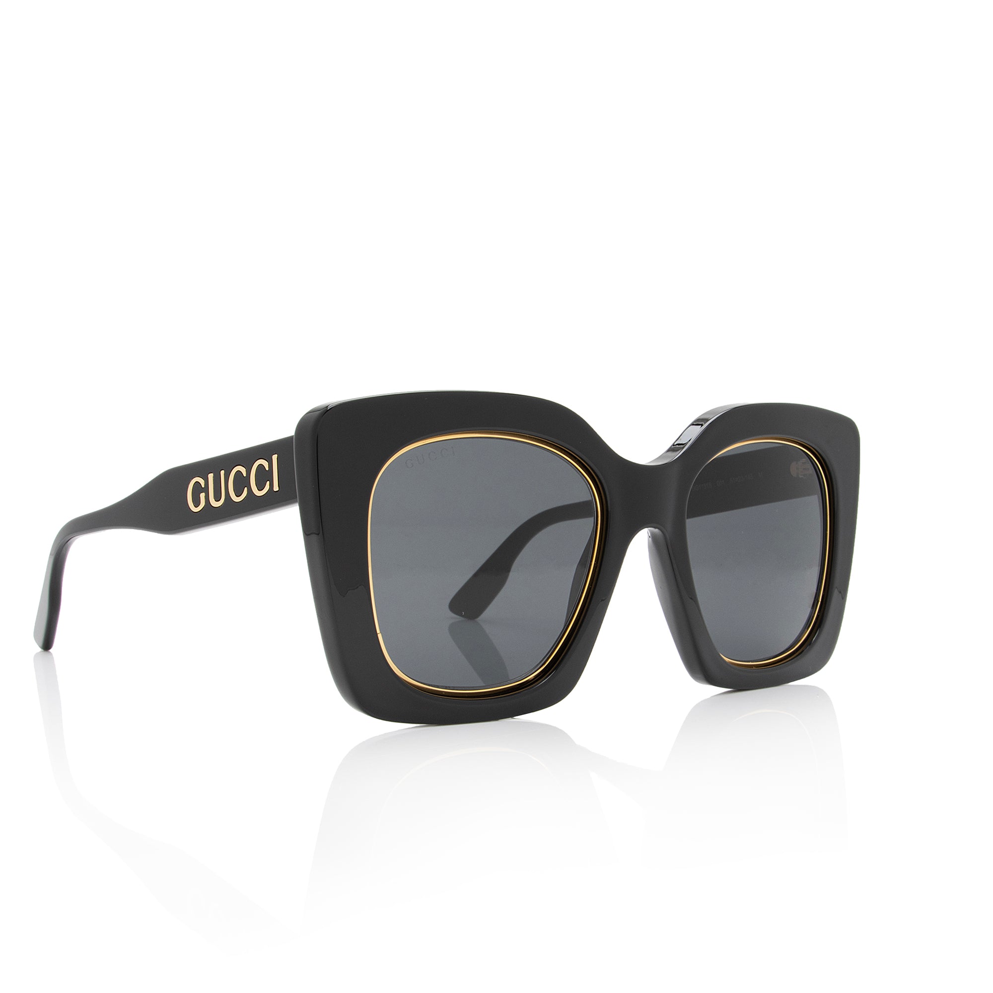 Gucci Logo Oversized Butterfly Sunglasses (SHF-MuUS94)