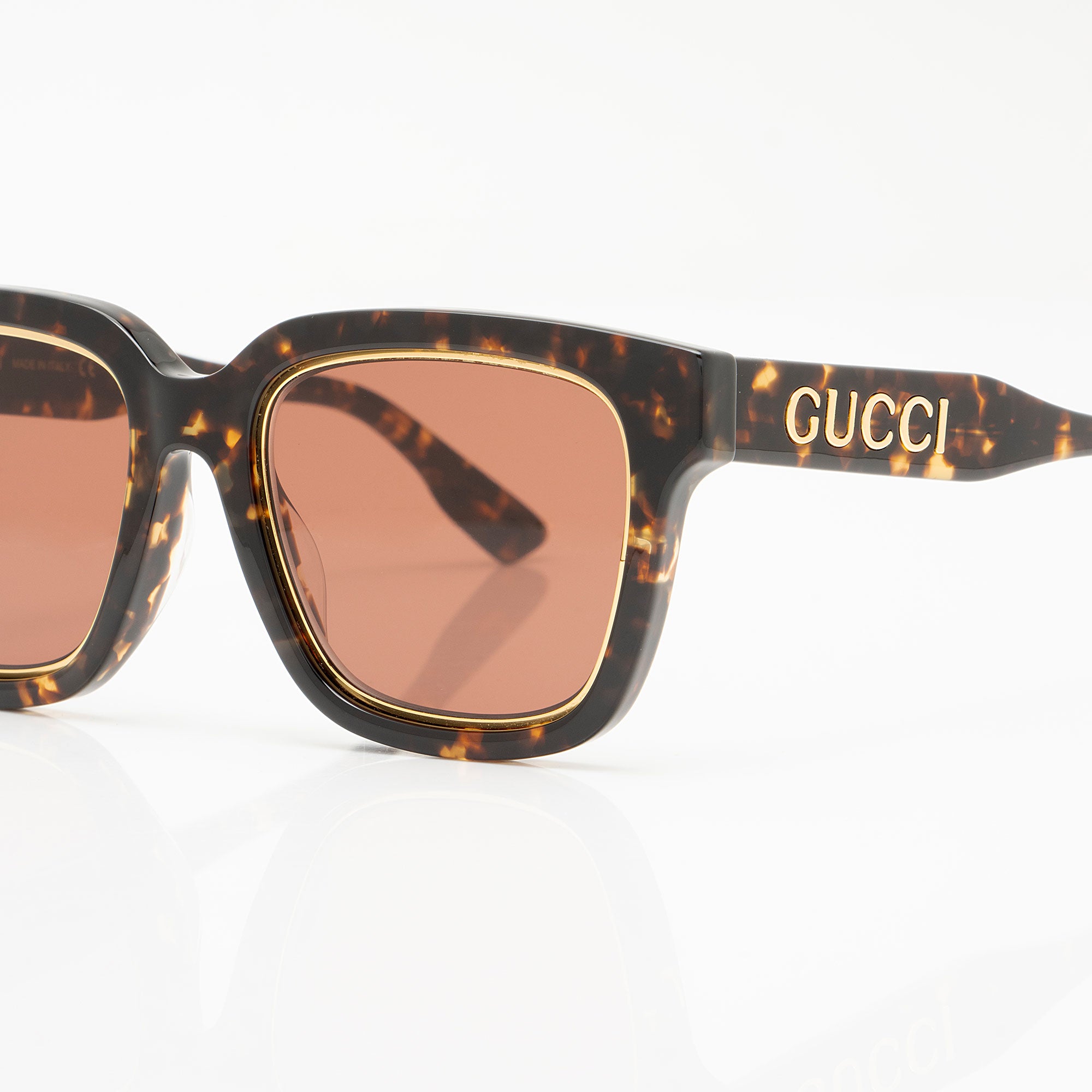 Gucci Logo Square Sunglasses