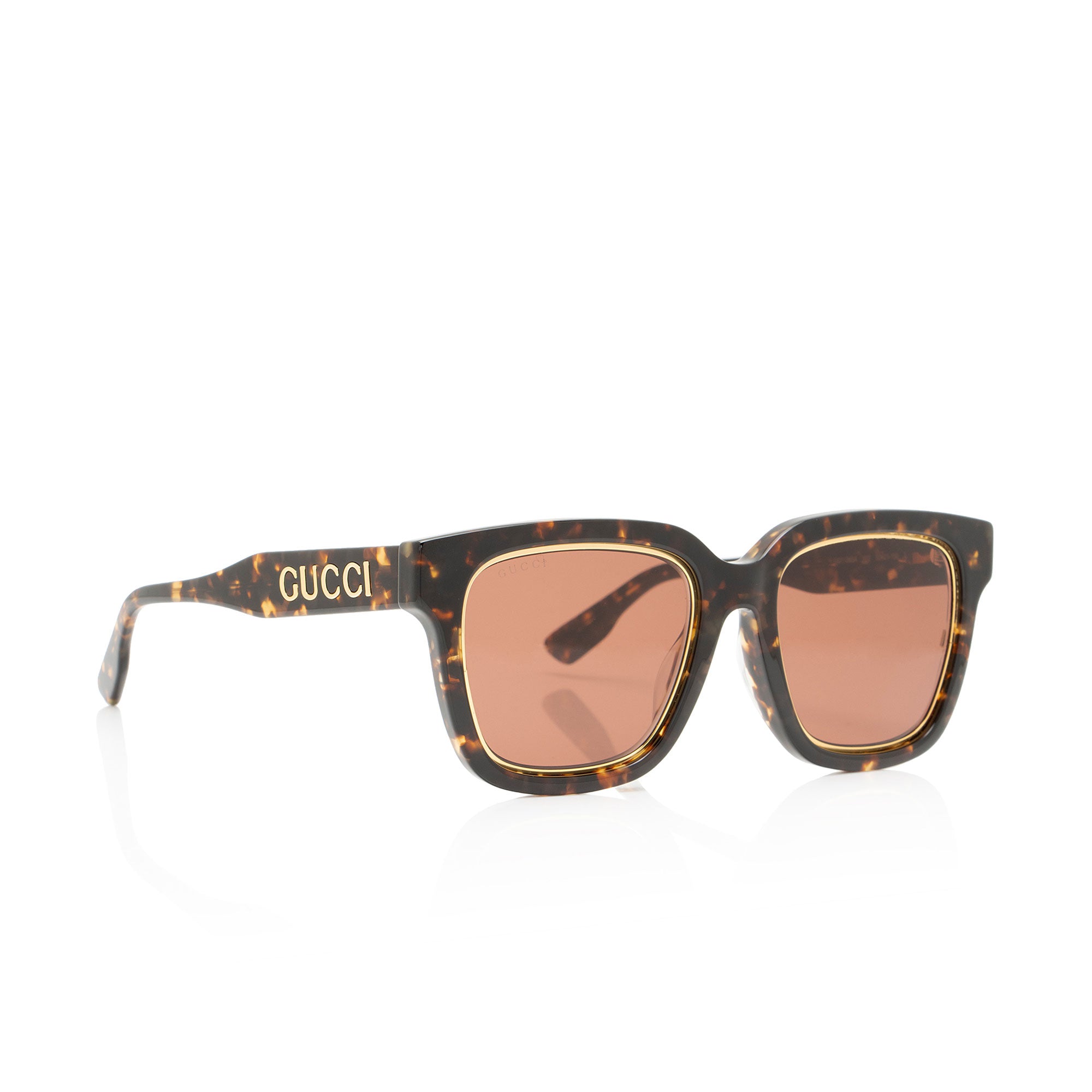 Gucci Logo Square Sunglasses
