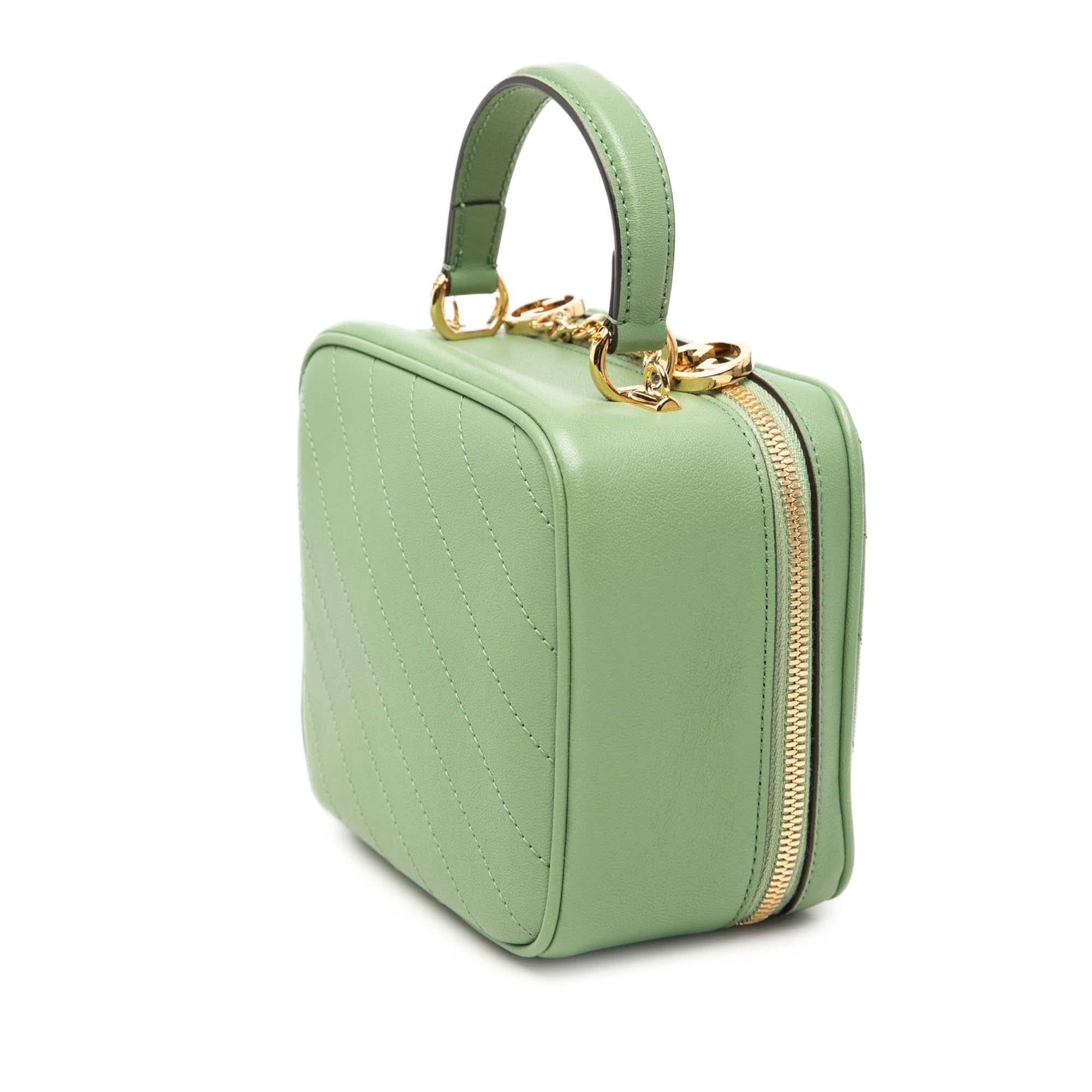 Gucci Matelasse Calfskin Blondie Top Handle Satchel
