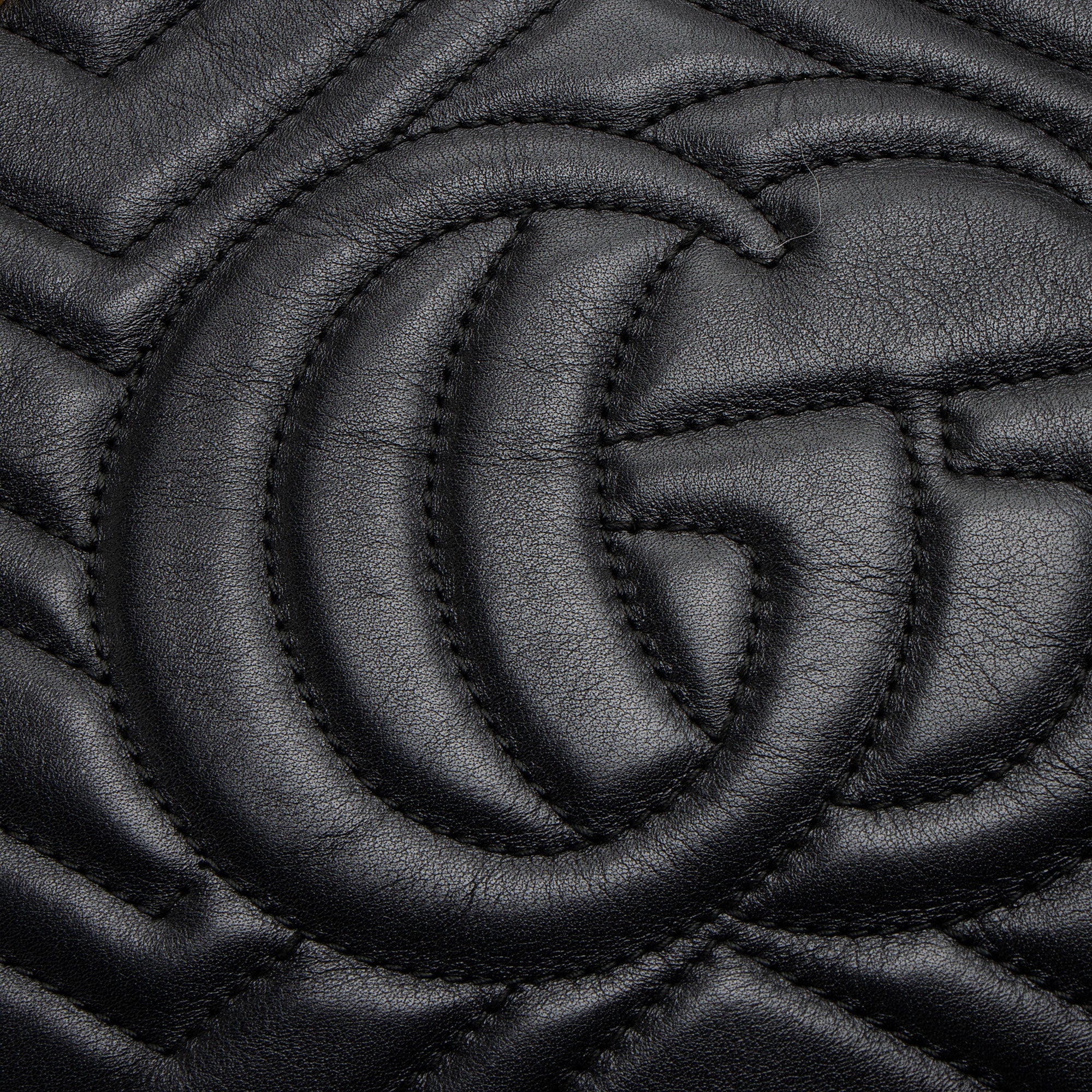 Gucci Matelasse Calfskin GG Marmont Medium Open Shoulder Bag (SHF-iImF5c)
