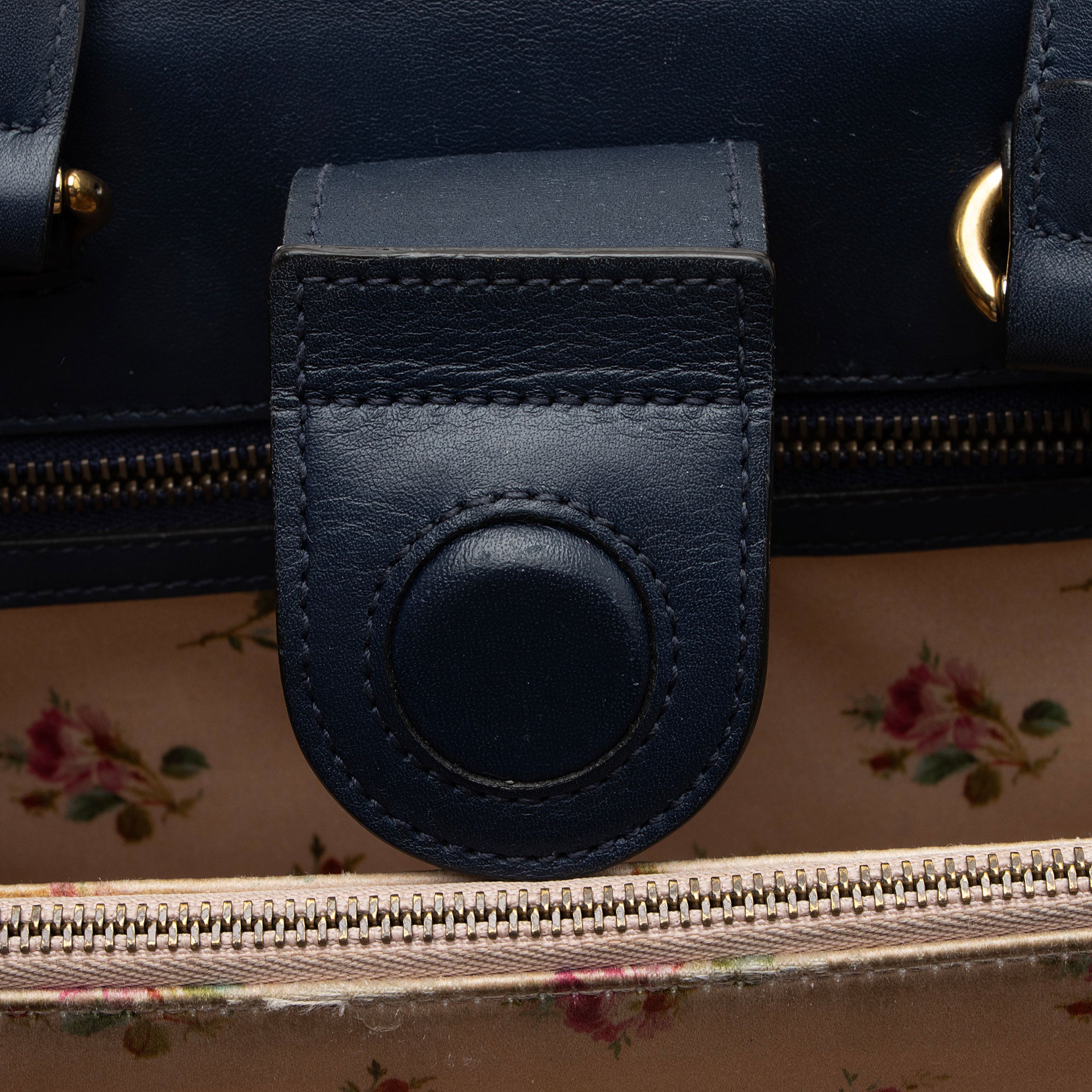 Gucci Matelasse Denim Pearl GG Marmont Small Tote