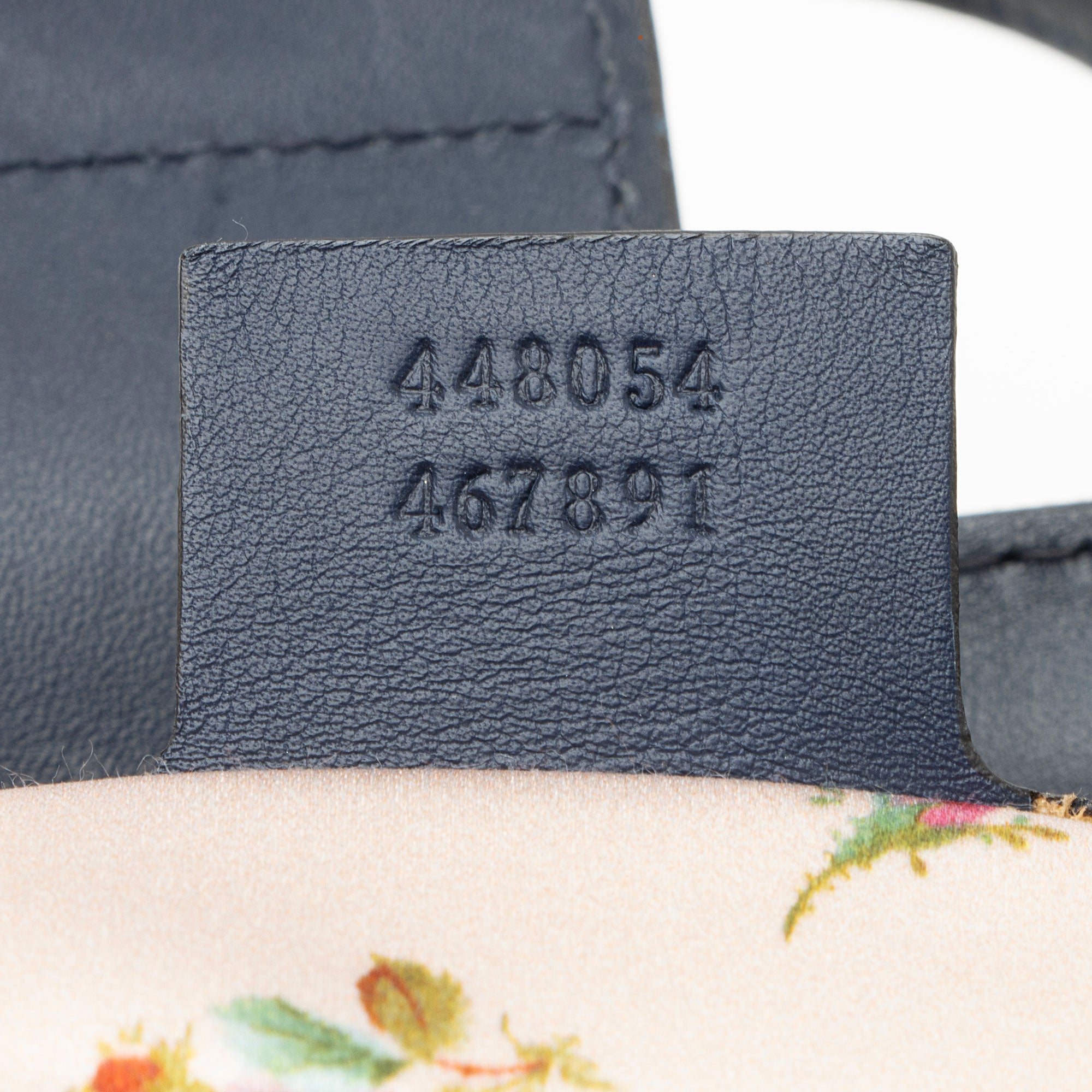 Gucci Matelasse Denim Pearl GG Marmont Small Tote