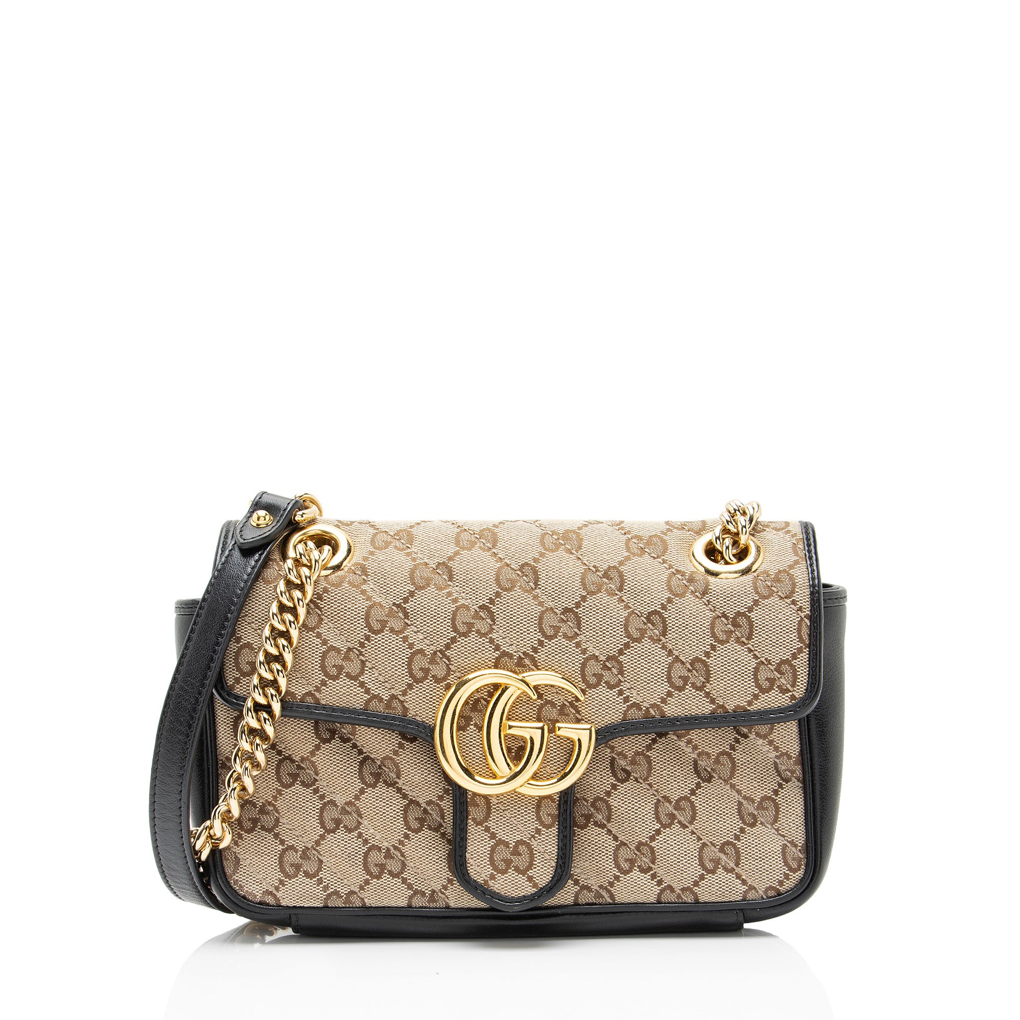 Gucci Matelasse GG Canvas GG Marmont Small Flap Bag