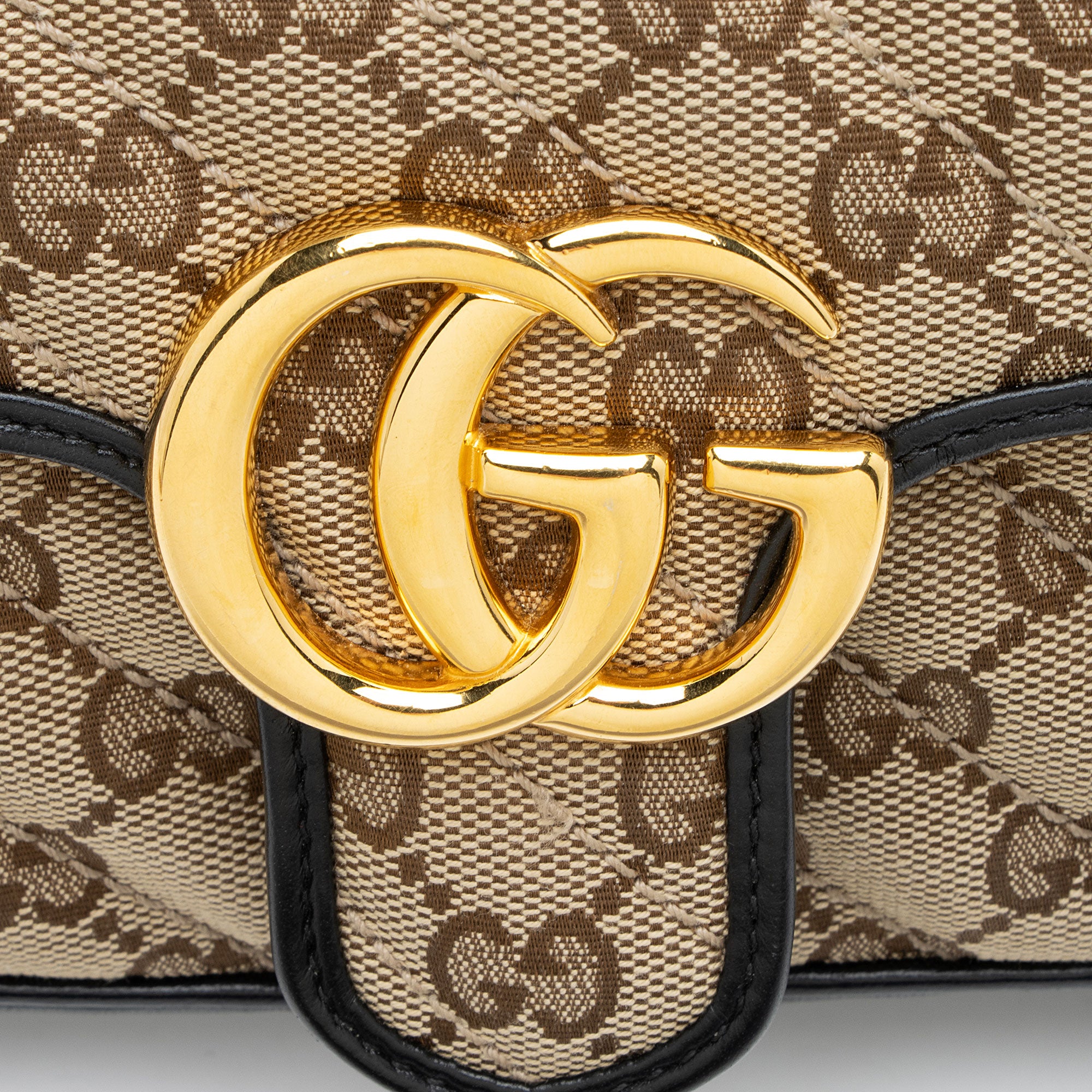 Gucci Matelasse GG Canvas GG Marmont Small Flap Bag