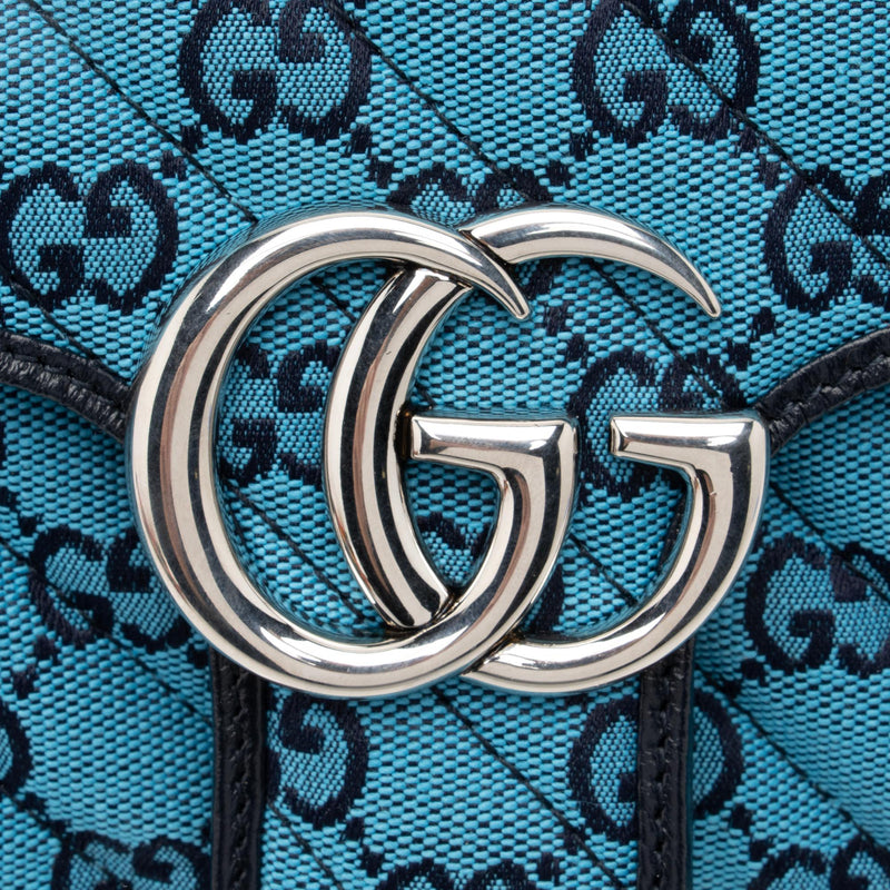 Gucci Matelasse GG Canvas Marmont Small Shoulder Flap Bag (SHF-jEJnpg)