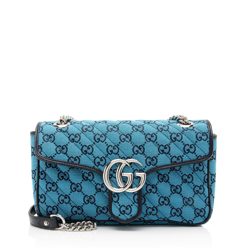 Gucci Matelasse GG Canvas Marmont Small Shoulder Flap Bag (SHF-jEJnpg)