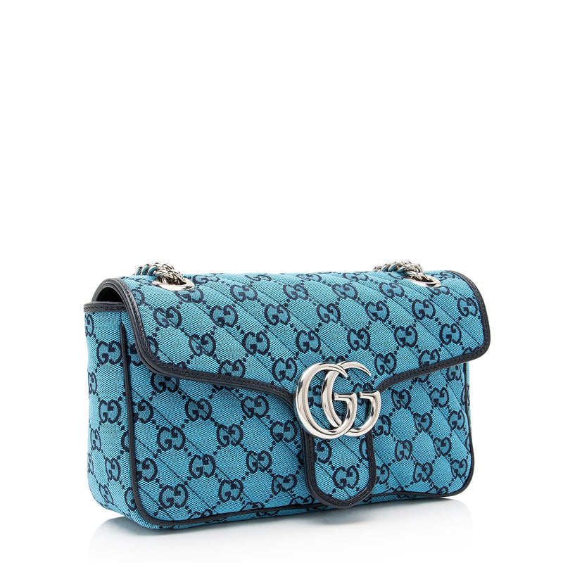Gucci Matelasse GG Canvas Marmont Small Shoulder Flap Bag (SHF-jEJnpg)