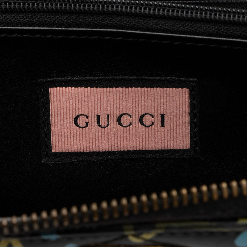Gucci Matelasse Leather GG Marmont Ghost Zip Around Wallet (SHF-bgWhZ6)