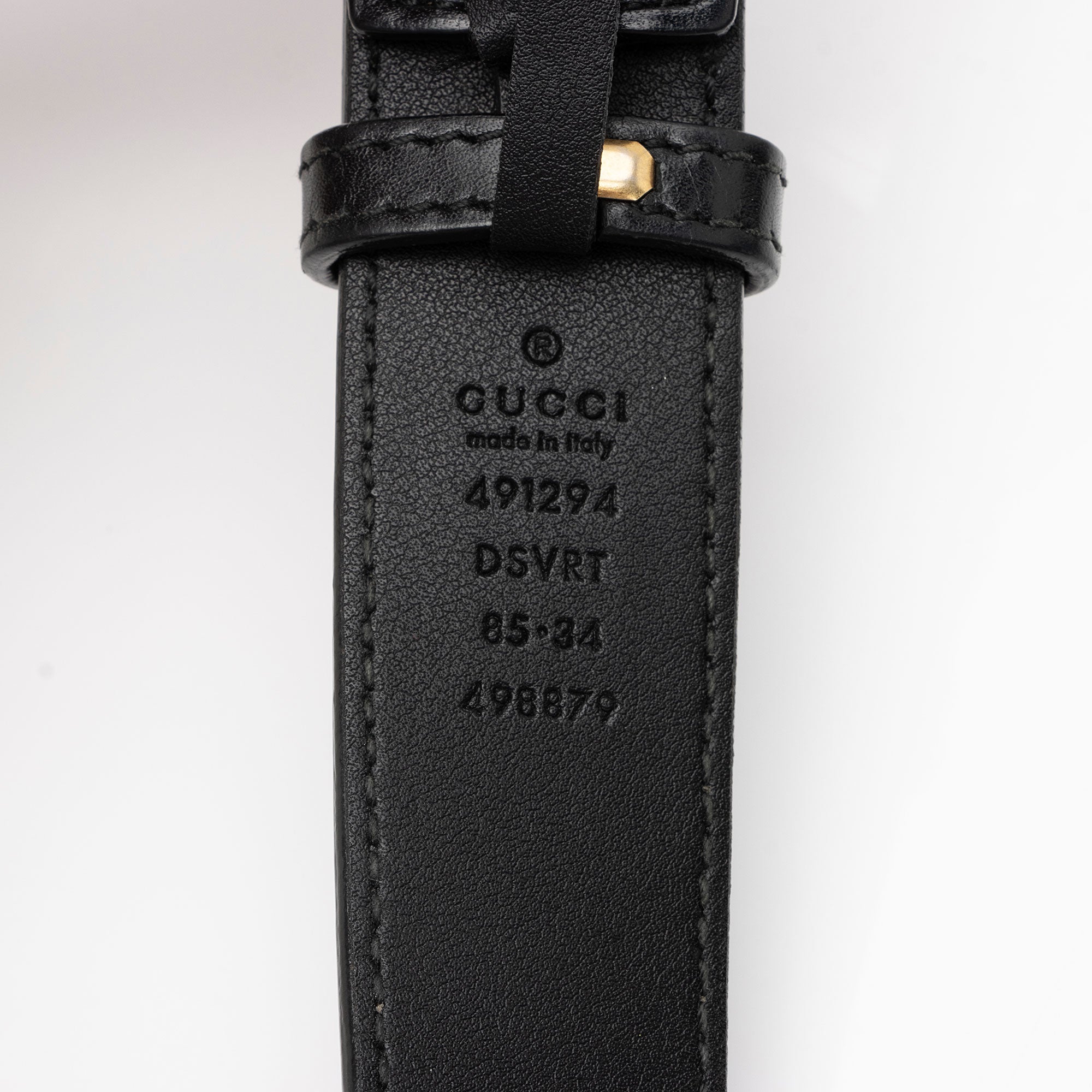 Gucci Matelasse Leather GG Marmont Belt Bag - Size 34 / 85 (SHF-sypfnp)