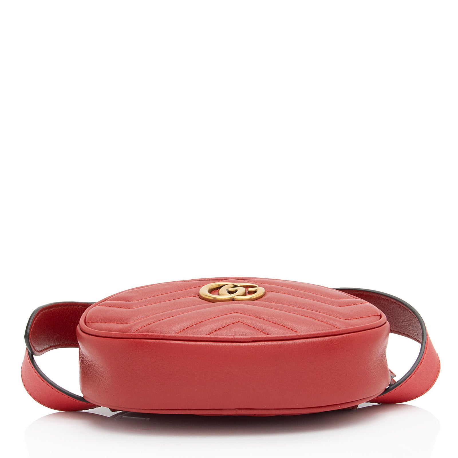 Gucci Matelasse Leather GG Marmont Belt Bag Size 34 85 SHF xF7VUV LuxeDH