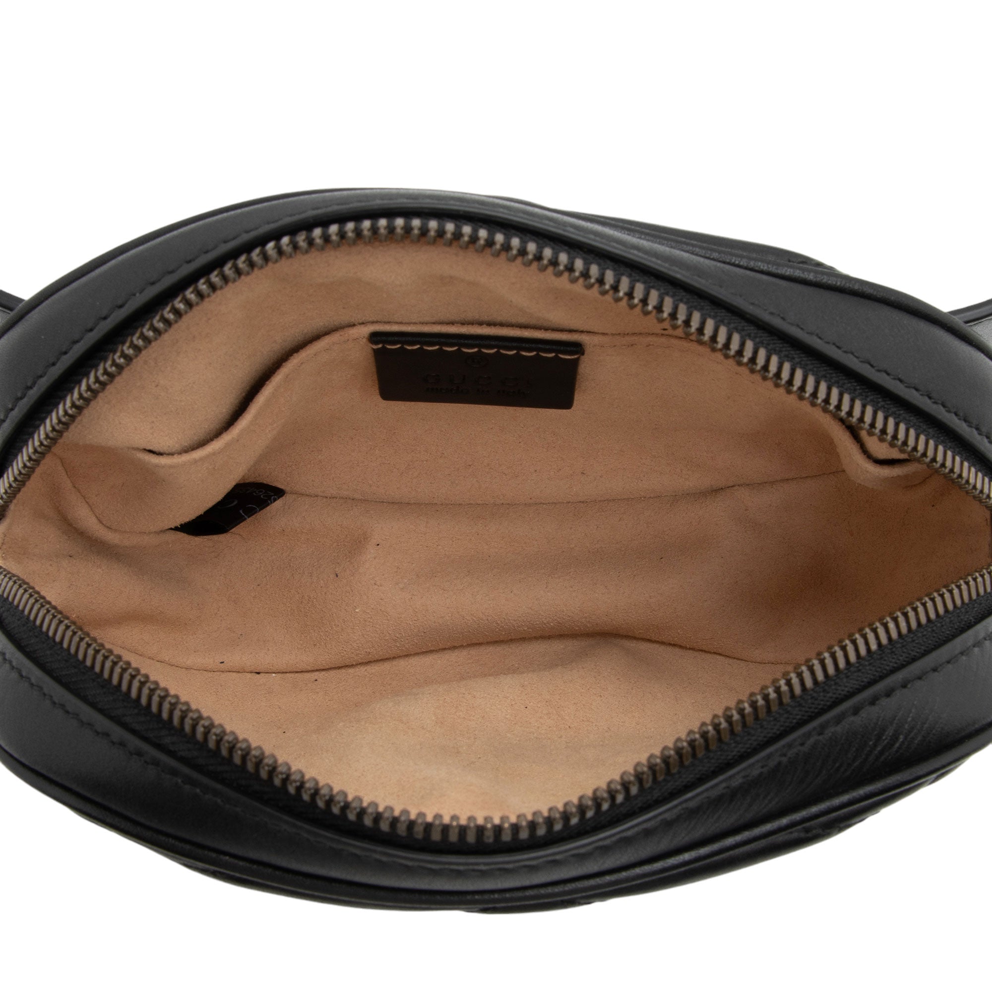 Gucci Matelasse Leather GG Marmont Belt Bag - Size 34 / 85 (SHF-vdStlP)