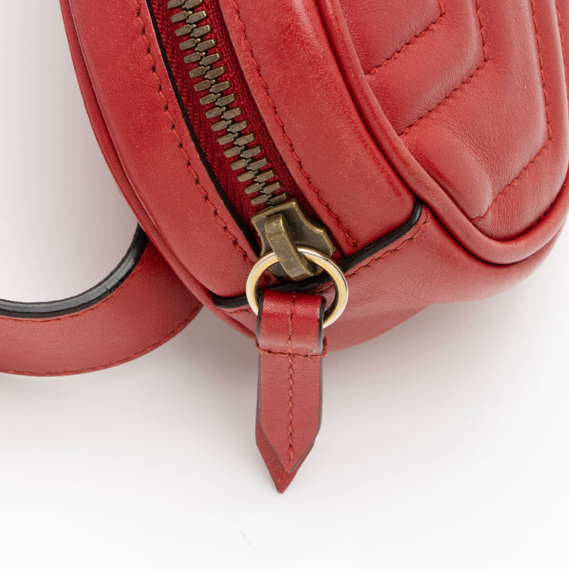 Gucci Matelasse Leather GG Marmont Belt Bag Size 38 95 SHF DYUhgU LuxeDH