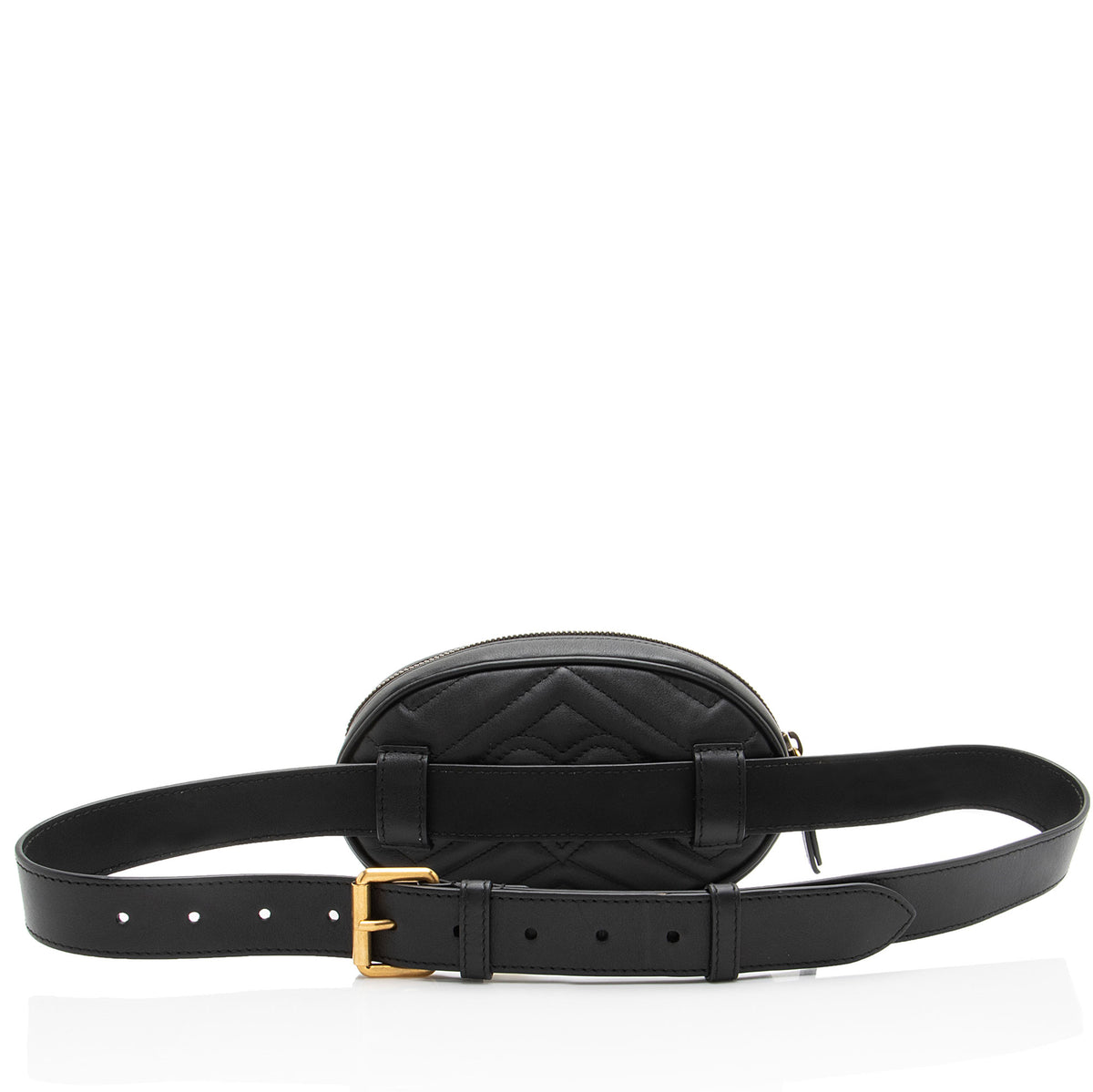 Gucci Matelasse Leather GG Marmont Belt Bag - Size 38 / 95