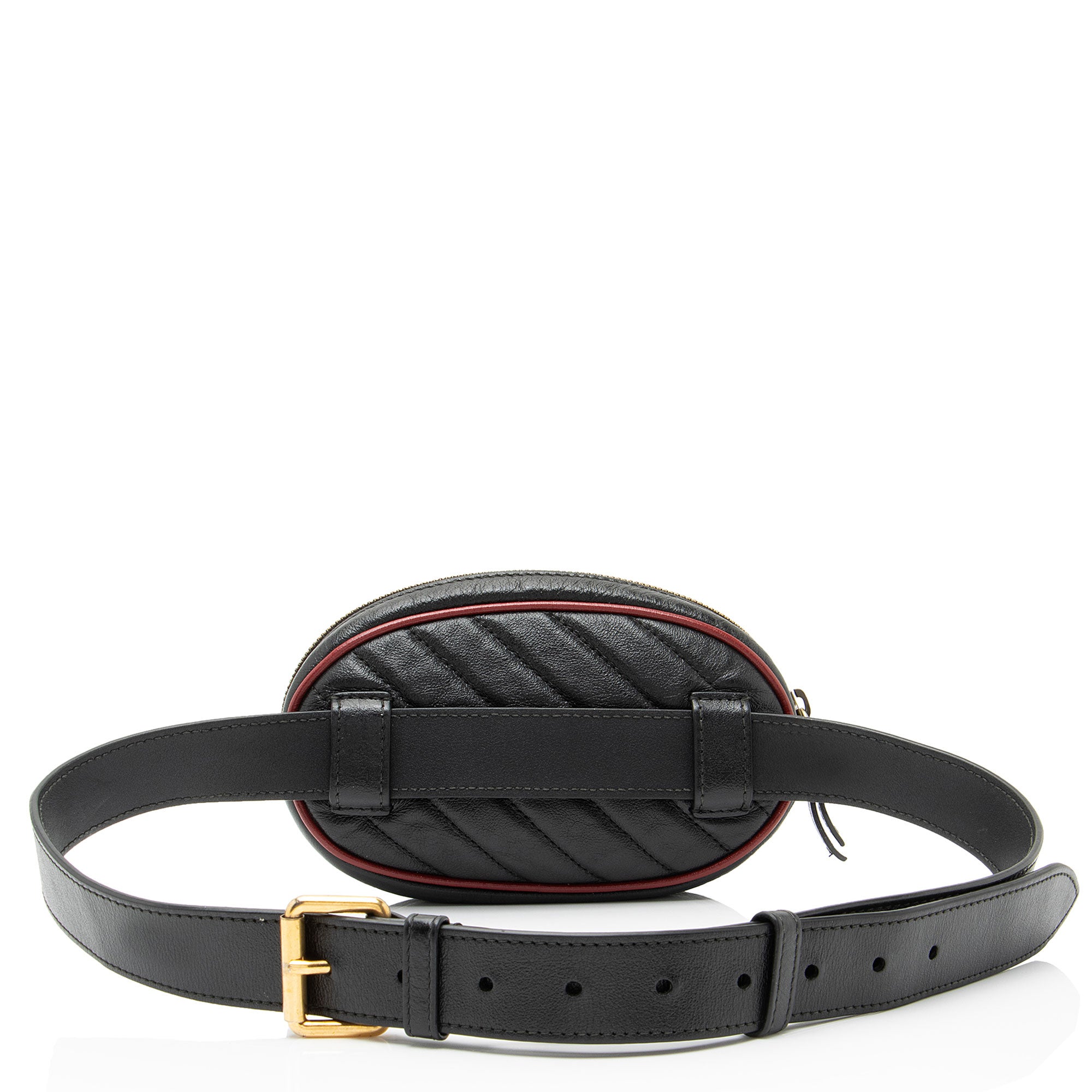 Gucci Matelasse Leather GG Marmont Belt Bag - Size 95