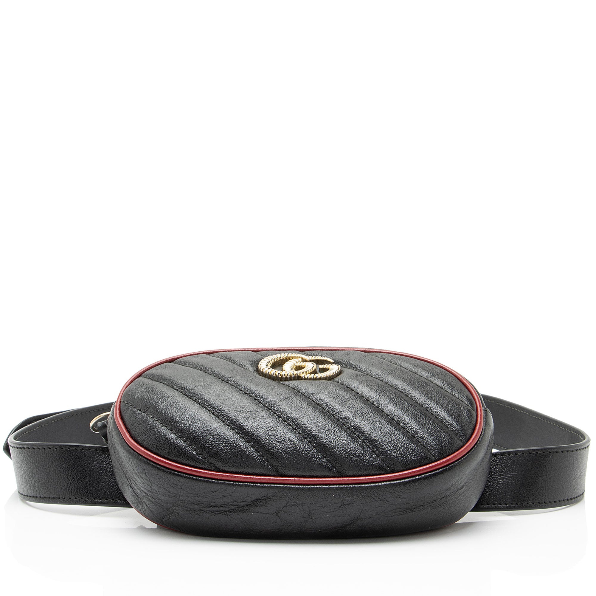 Gucci Matelasse Leather GG Marmont Belt Bag - Size 95