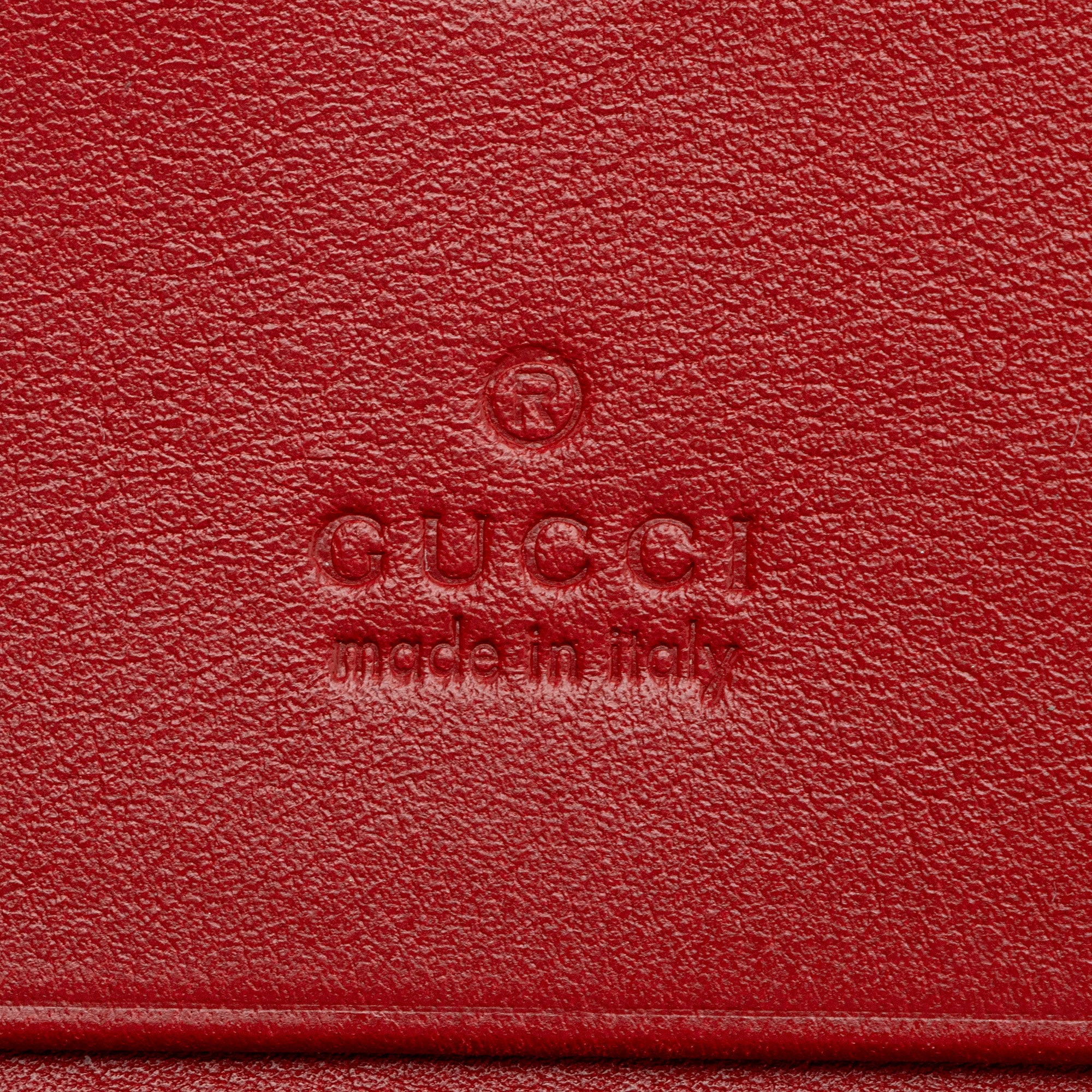 Gucci Matelasse Leather GG Marmont Card Case Wallet (SHF-o0HCO4)