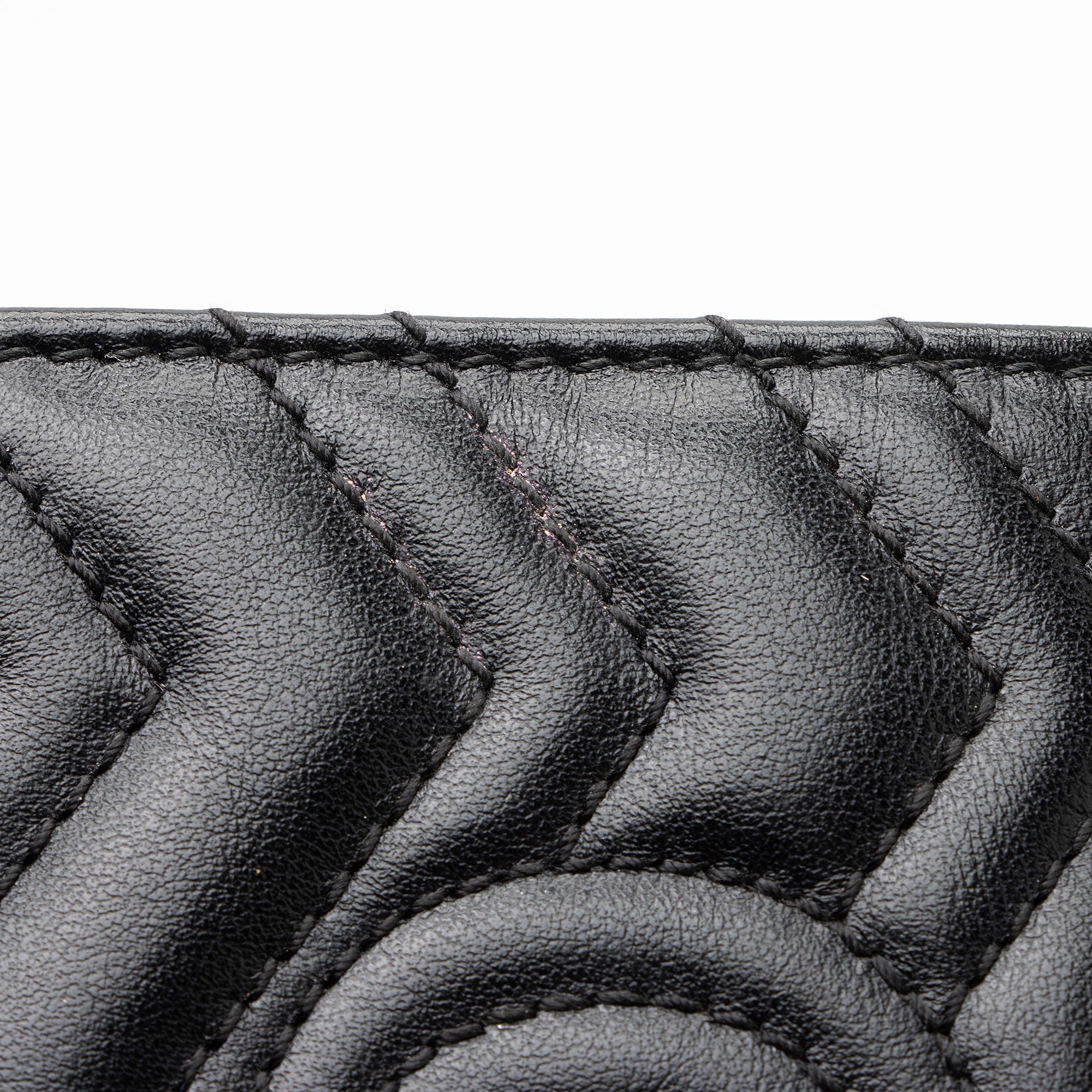 Gucci Matelasse Leather GG Marmont Card Wallet (SHF-15hEyp)