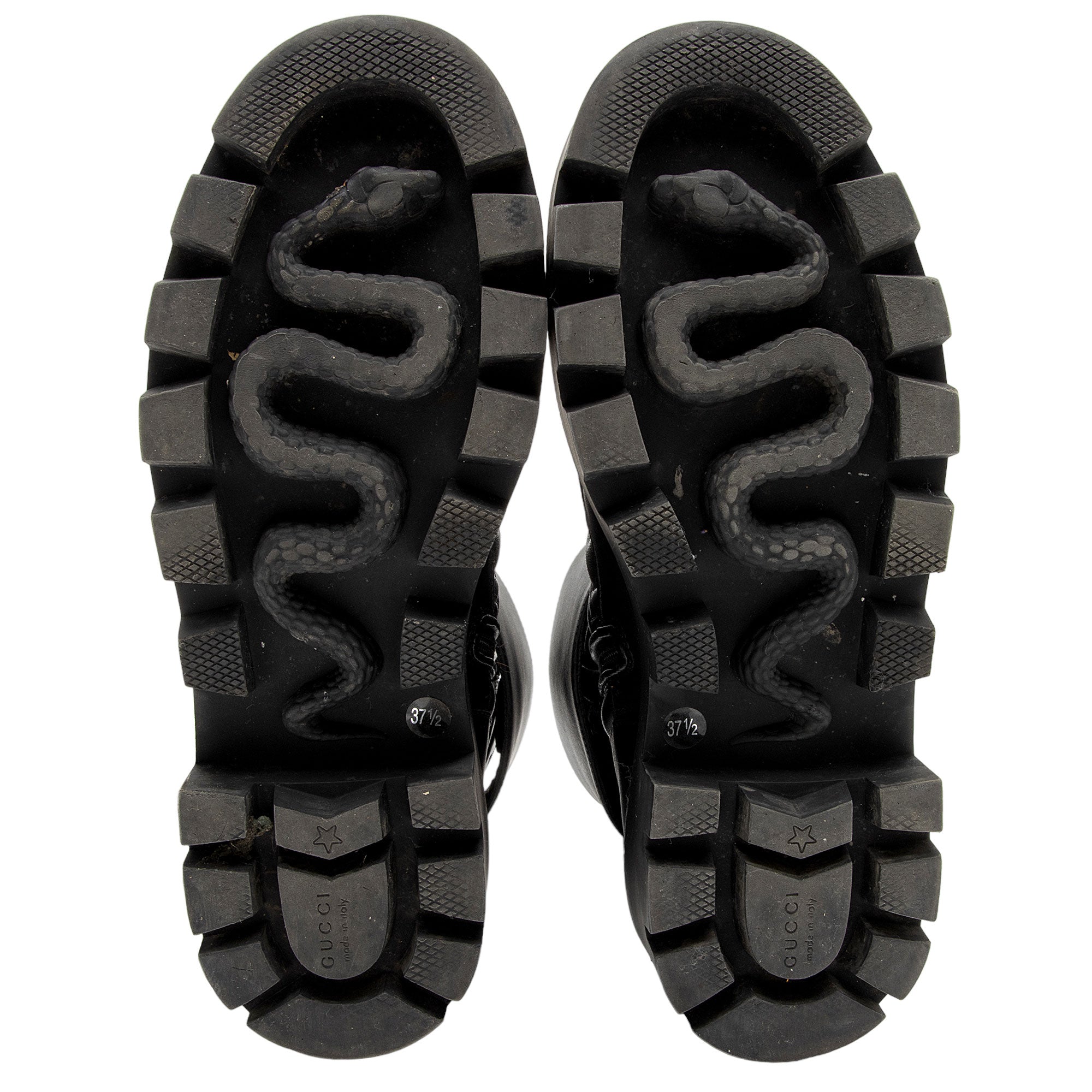 Gucci Matelasse Leather GG Marmont Charlotte Boots - Size 7.5 / 37.5 (SHF-liB5vn)