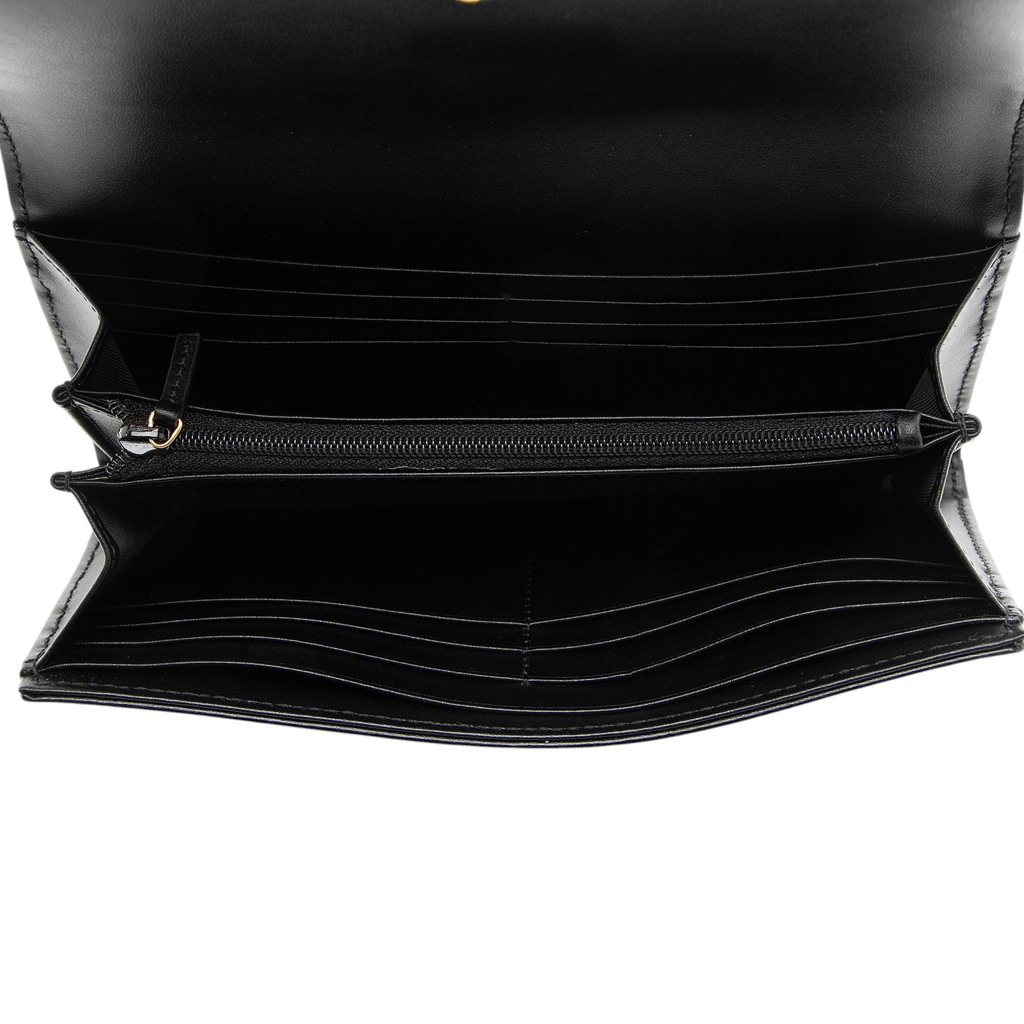 Gucci Matelasse Leather GG Marmont Continental Wallet