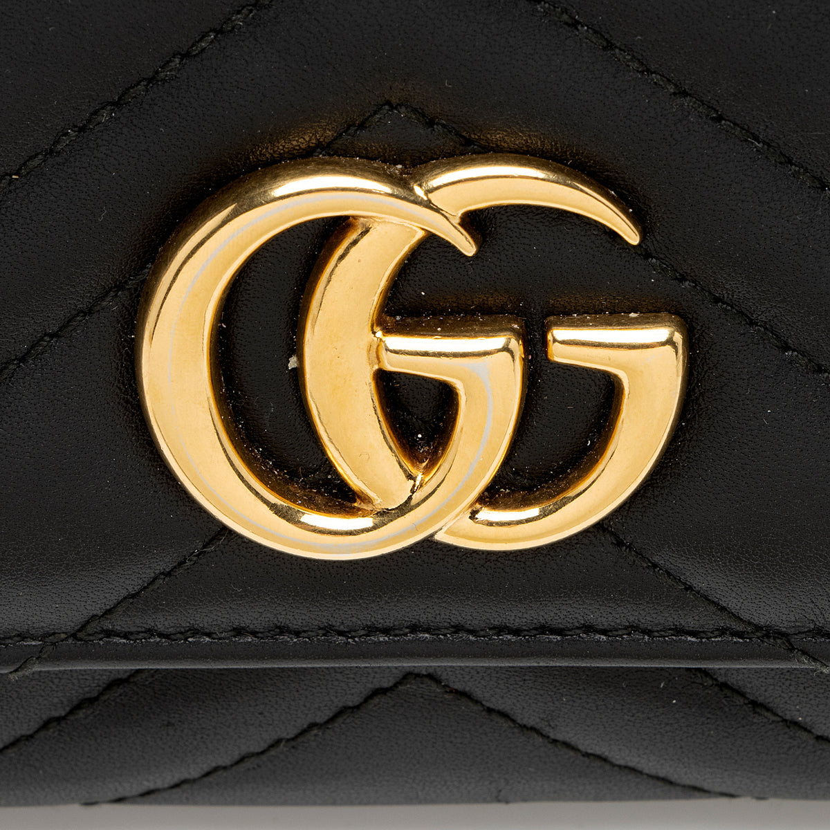 Gucci Matelasse Leather GG Marmont Continental Wallet