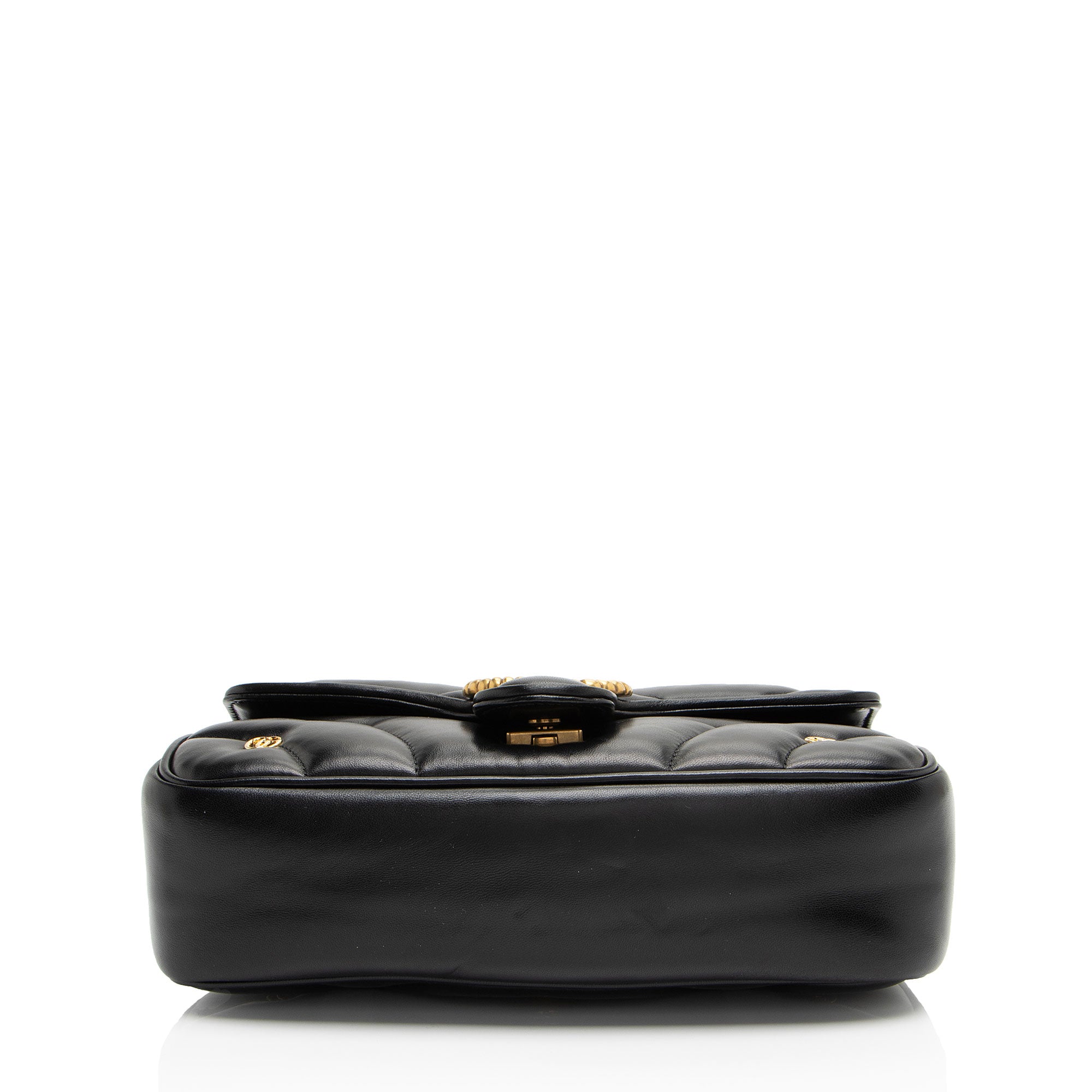Gucci Matelasse Leather GG Marmont GG Studded Small Flap Bag