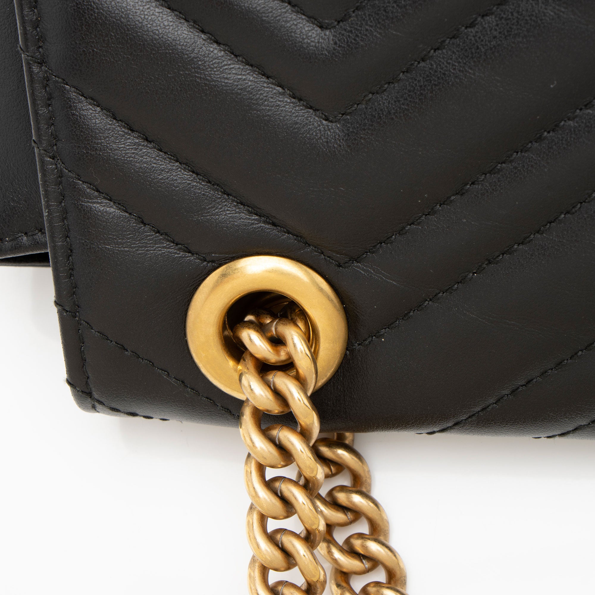 Gucci Matelasse Leather GG Marmont Large Flap Bag