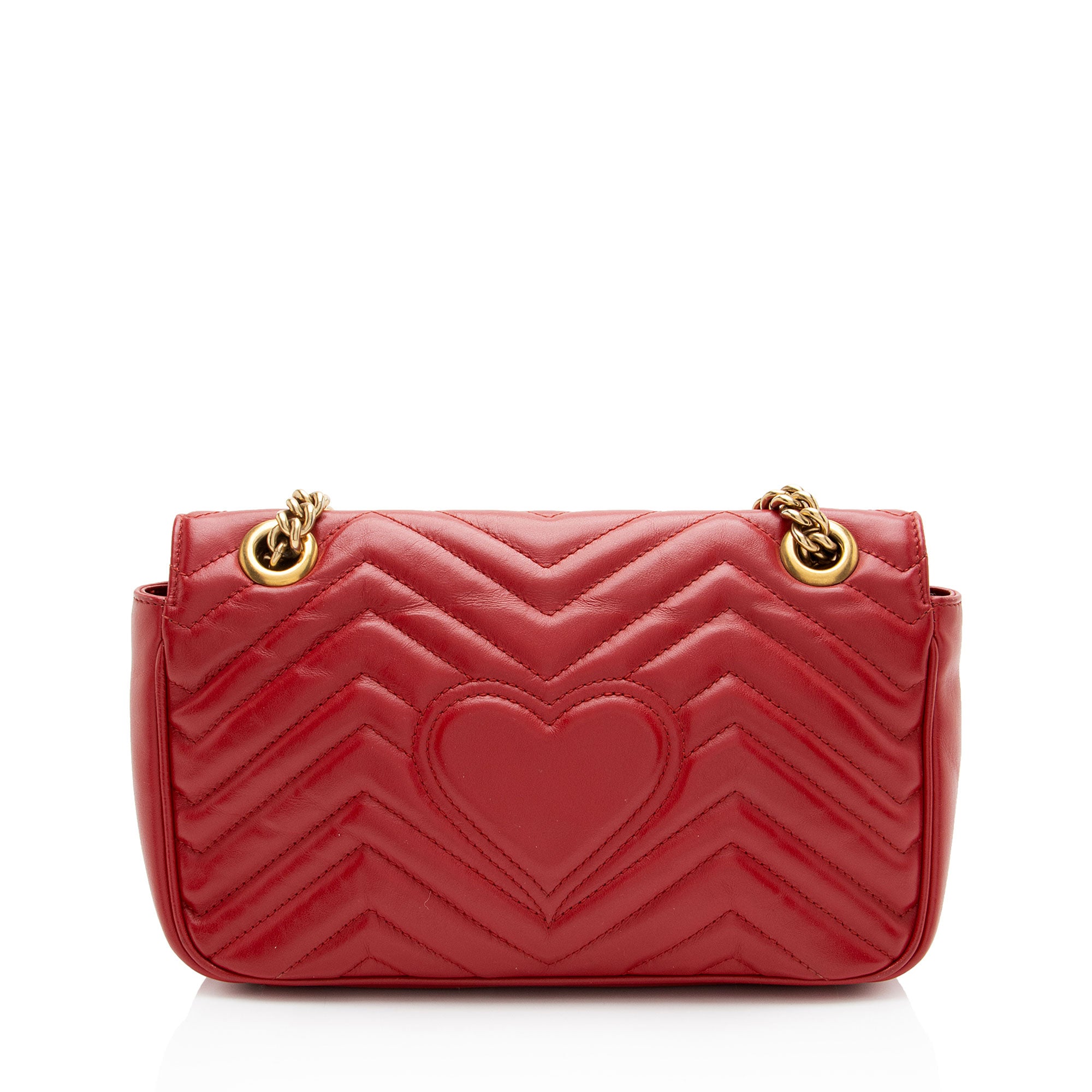 Gucci Matelasse Leather GG Marmont Medium Flap Bag