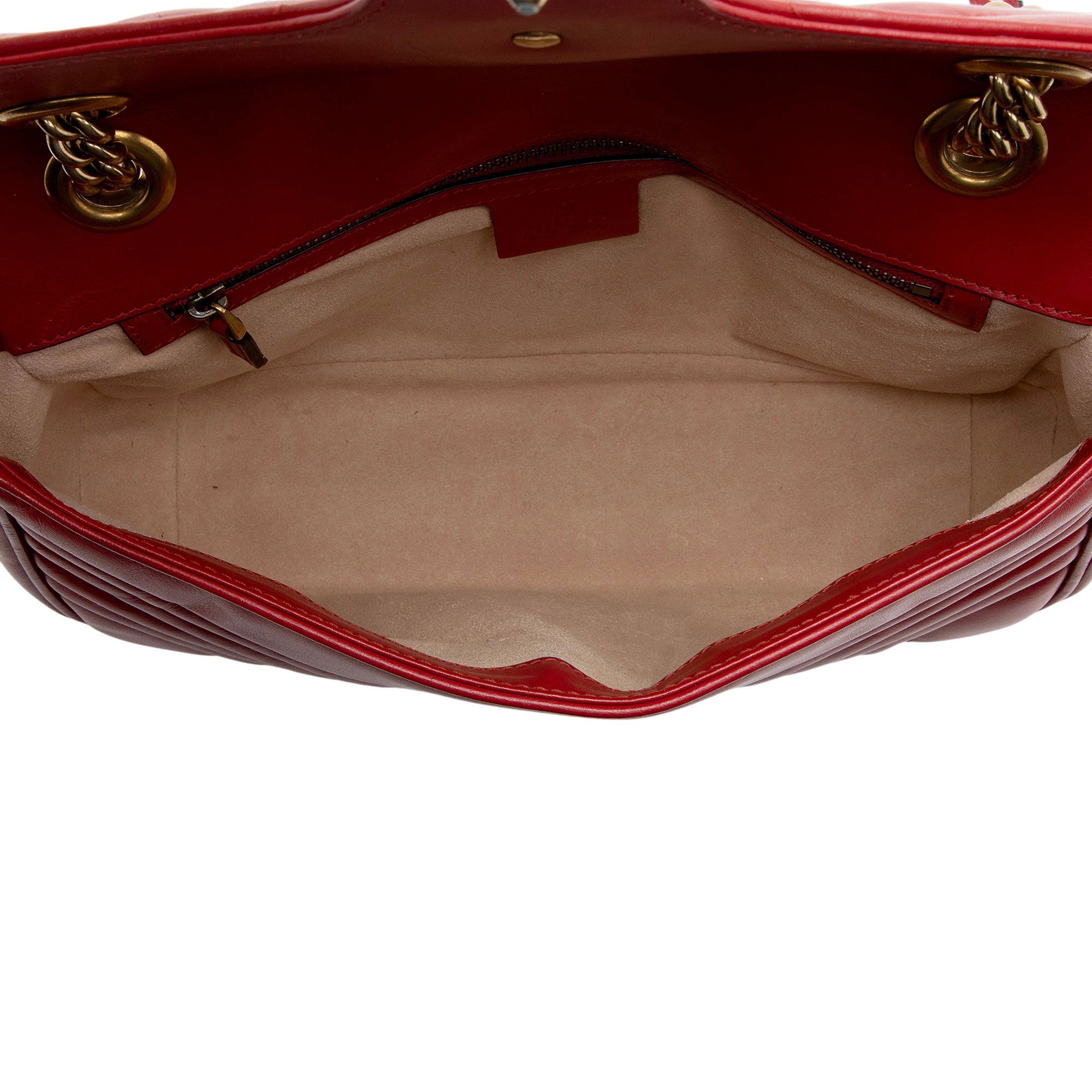 Gucci Matelasse Leather GG Marmont Medium Flap Bag