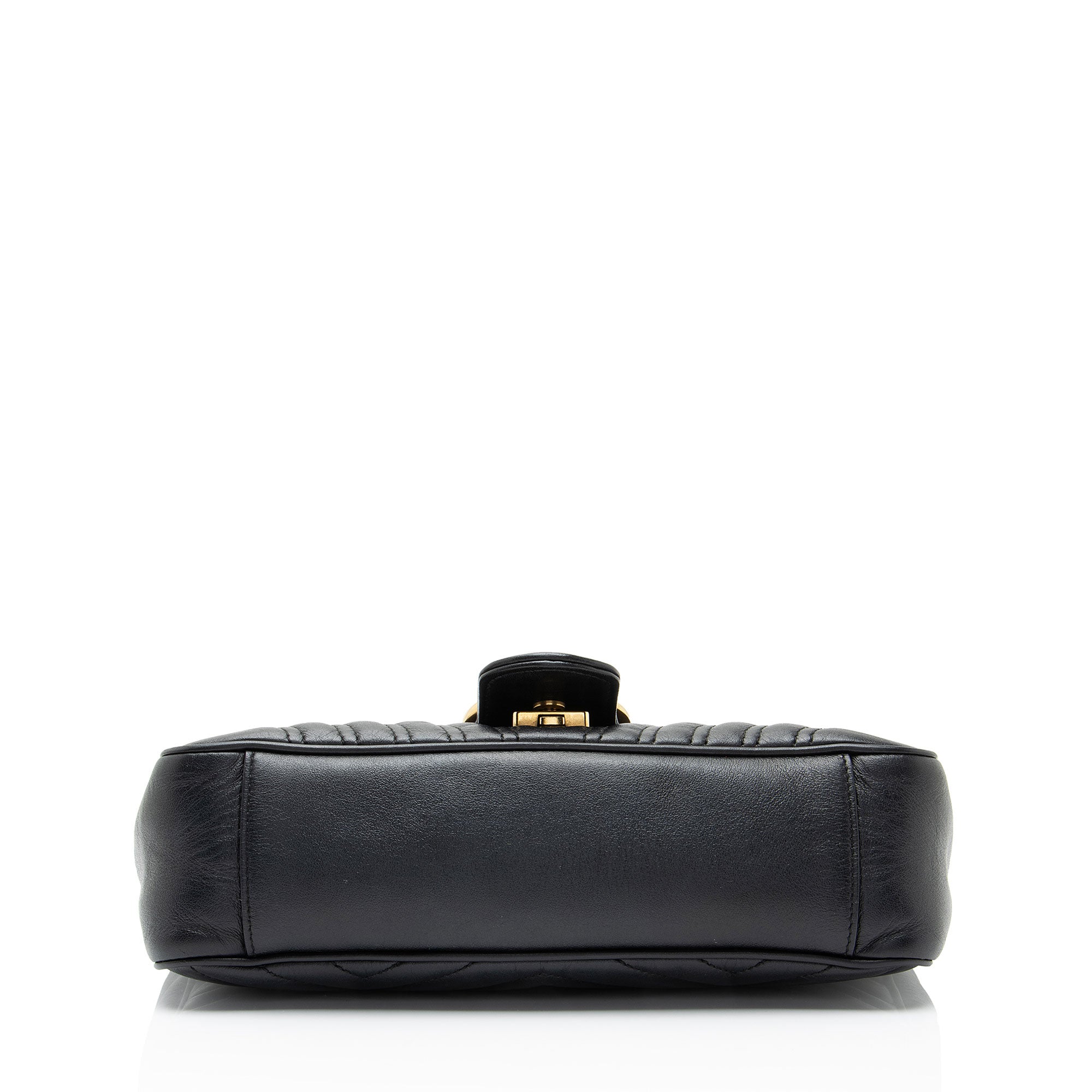 Gucci Matelasse Leather GG Marmont Medium Flap Bag