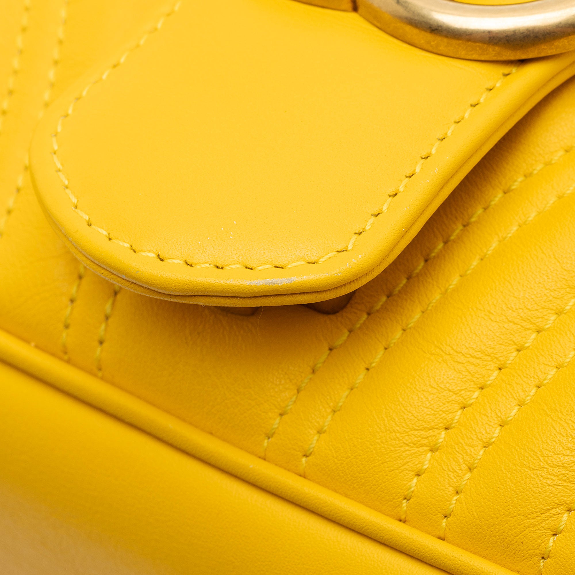 Gucci Matelasse Leather GG Marmont Medium Flap Bag