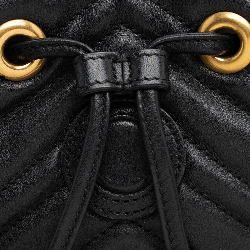 Gucci Matelasse Leather GG Marmont Mini Backpack (SHF-WqOeC5) – LuxeDH