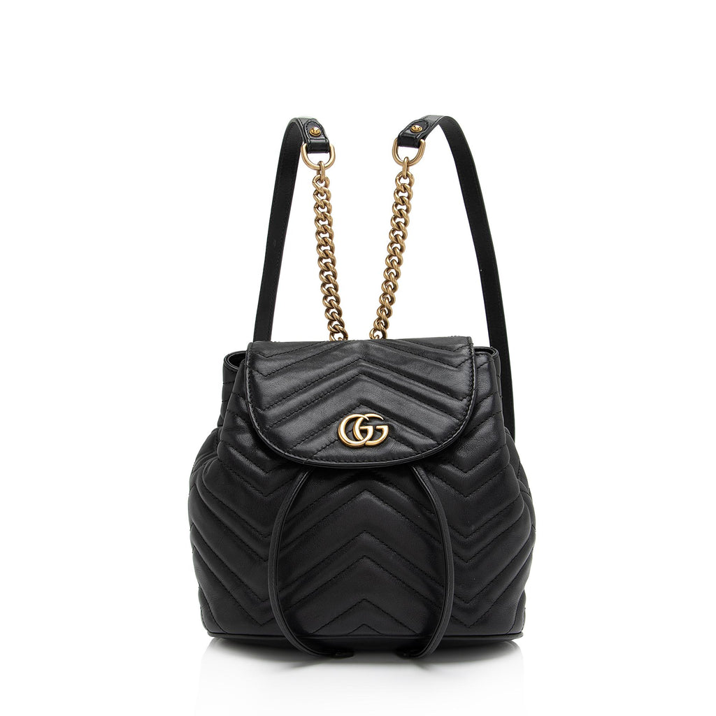 Gucci Matelasse Leather GG Marmont Small Bag (SHF-3fREDC) – LuxeDH